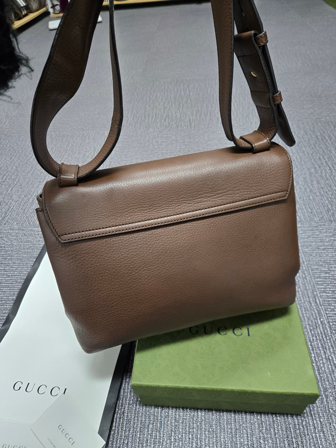 [특가][정품] 구찌 GG마몬트 브라운 숄더백 상품이미지2