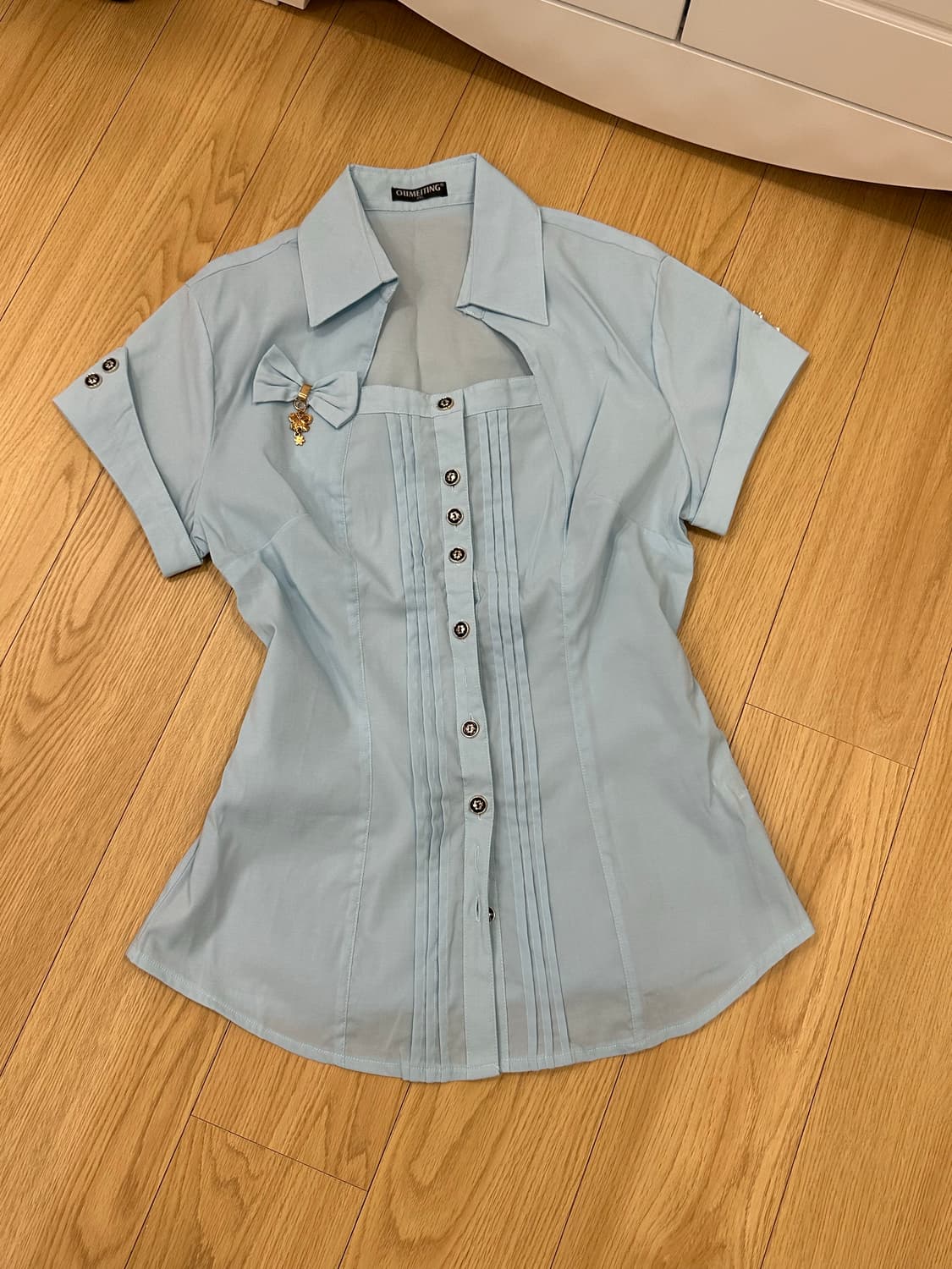 핀터깔 오네갸루 갸루 셔츠 블라우스 빈티지 라떼갸루 와투케 섹시 상품이미지3