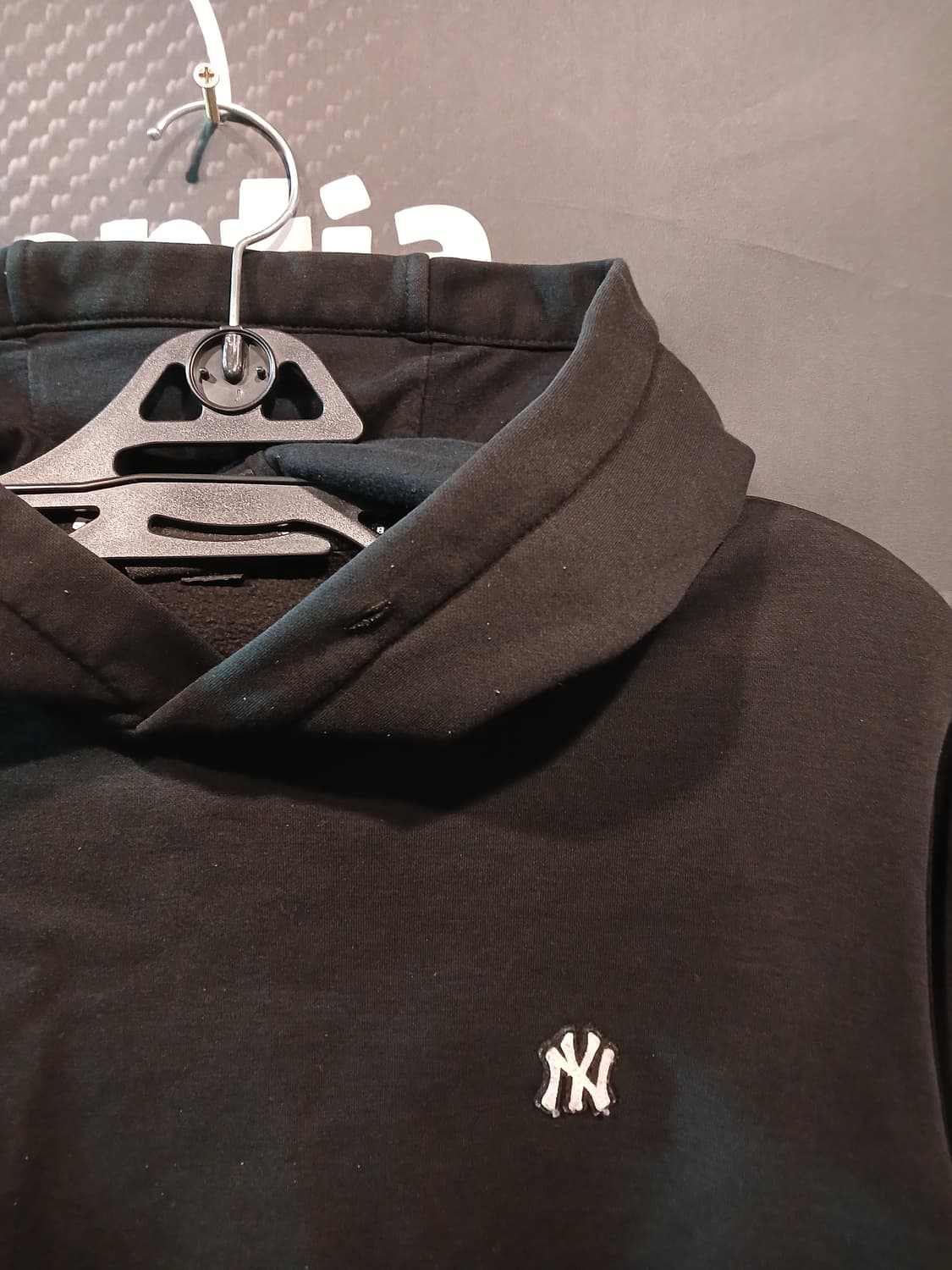 MLB 뉴욕 양키스 베이직 스몰로고 후드티 상품이미지2