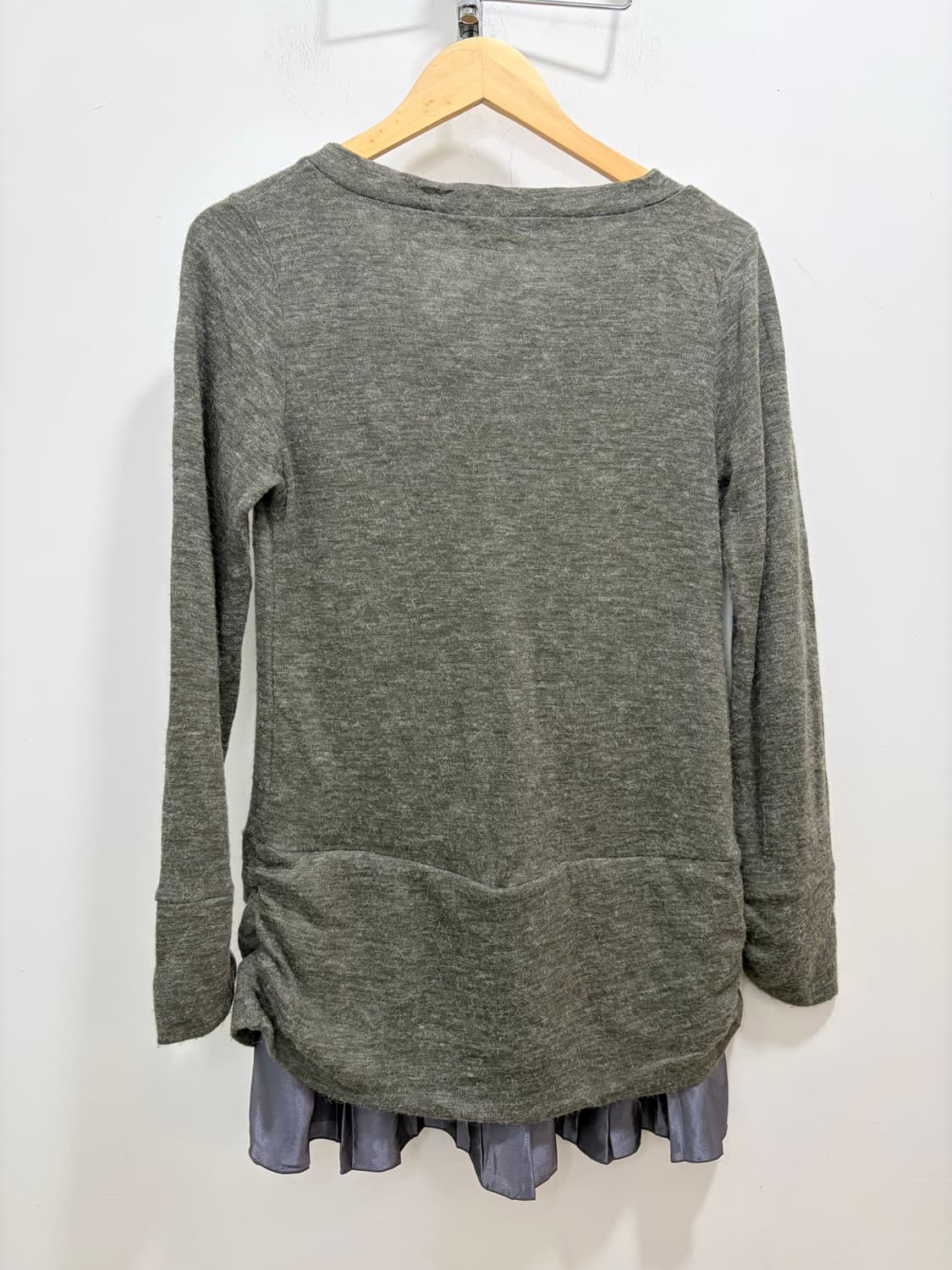 Beams boy 프릴 레이어드 그레이 니트 상품이미지8