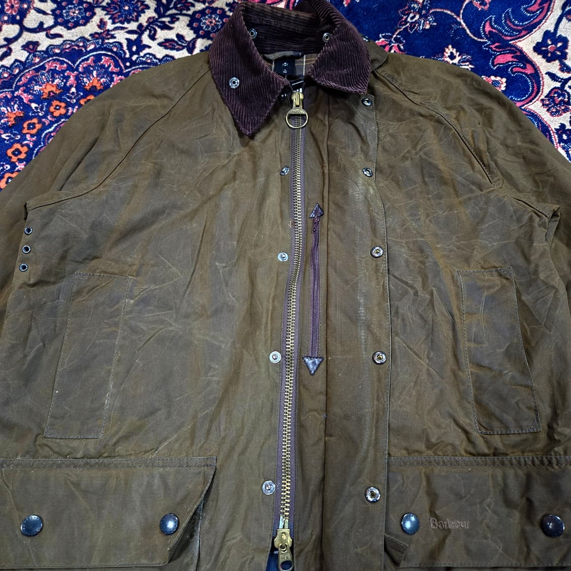 바버(Barbour) 빈티지 워시드 왁싱 클레식 자켓  상품이미지5