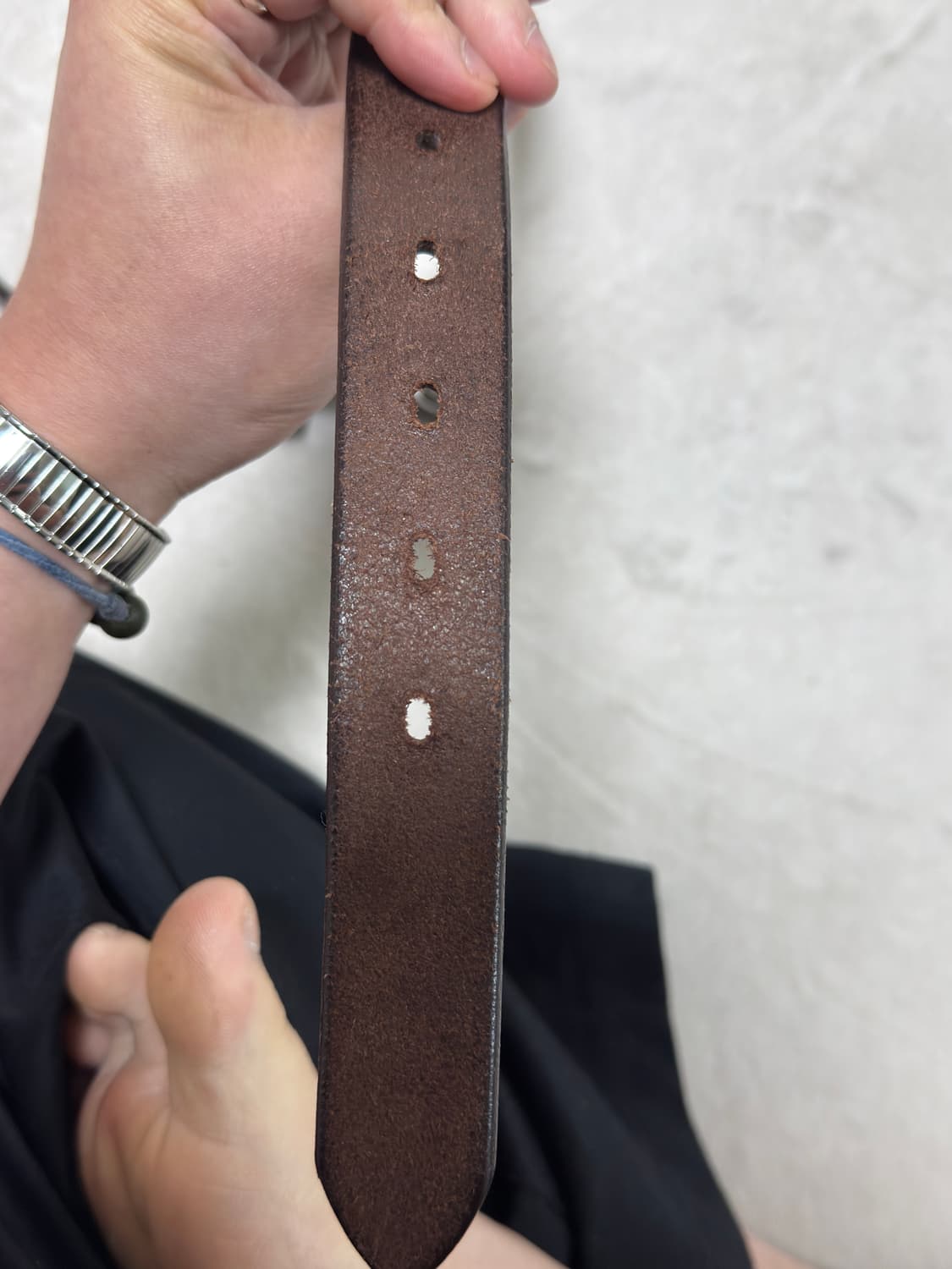 반스아웃피터스 파이어맨 벨트: 초코, 다크 브라운(니켈) / 34 상품이미지2