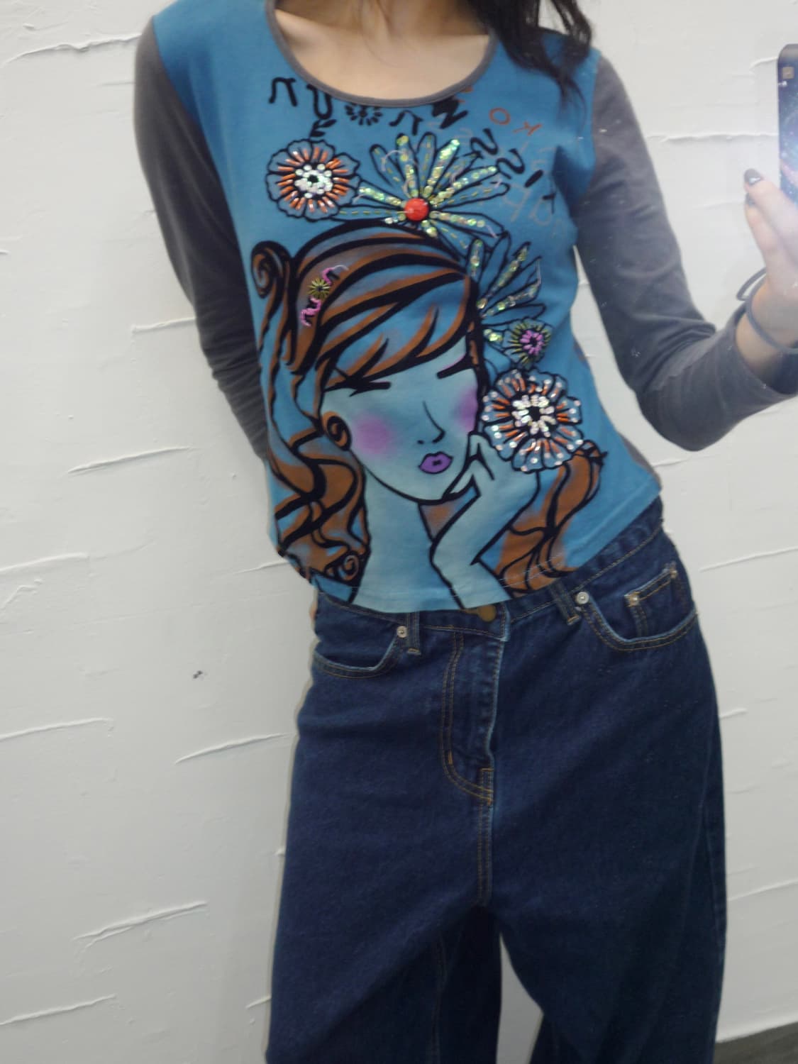 girls kiss long sleeve 상품이미지2