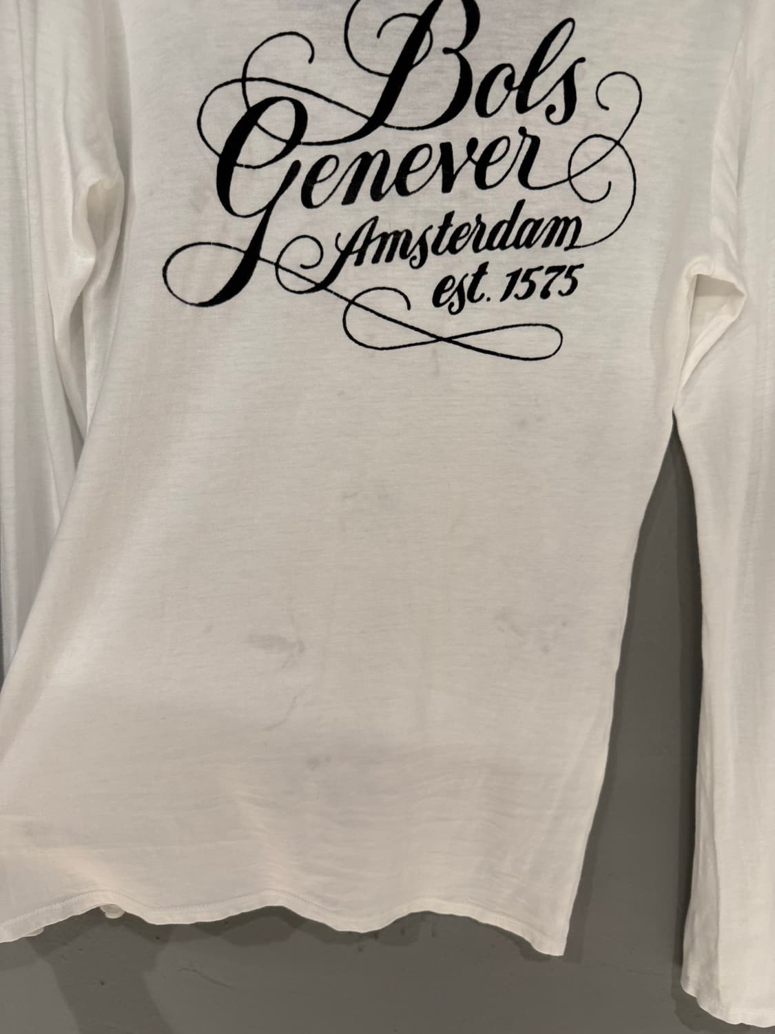 deep v-neck lettering long sleeve 상품이미지10