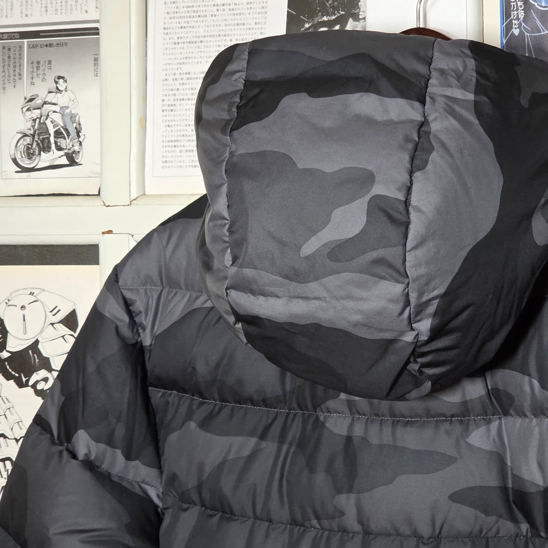 나이키 윈드러너 다운필 그레이 카모 패딩 상품이미지7