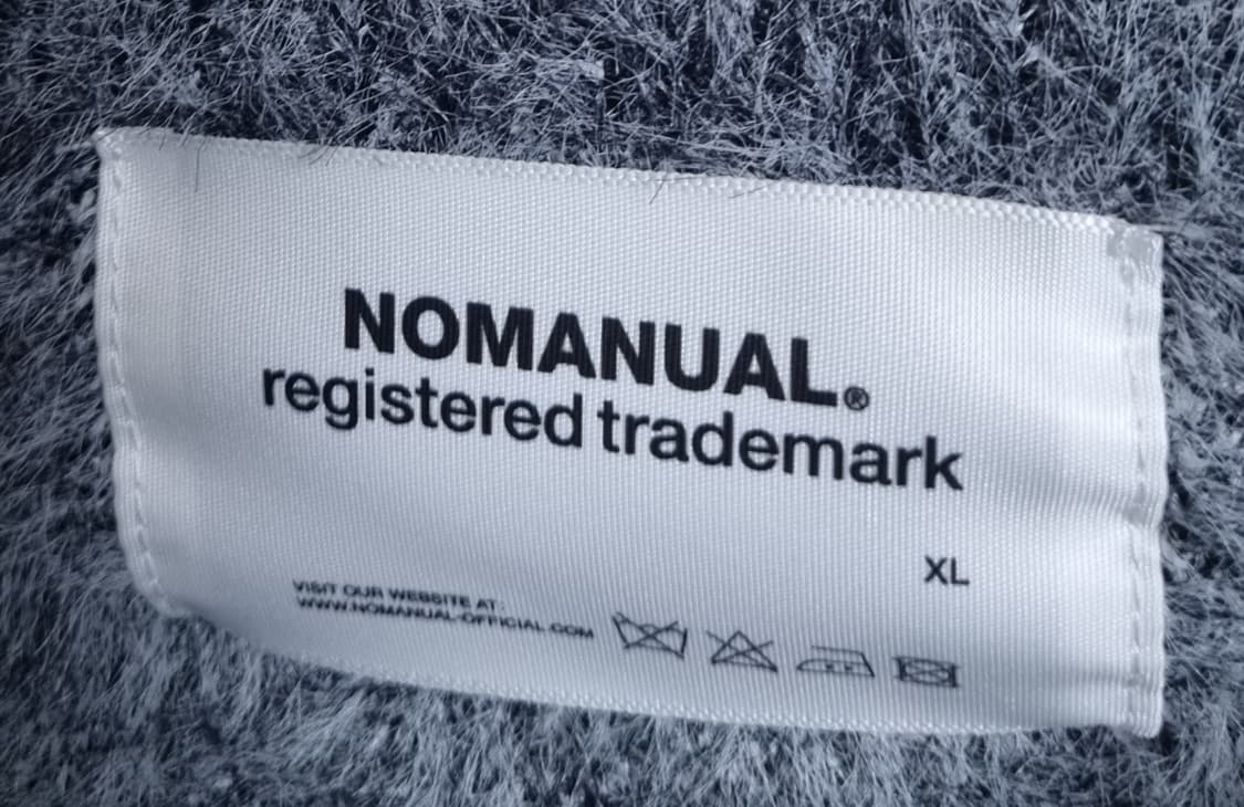 XL ) 노매뉴얼 그레이 헤어리 니트  상품이미지4