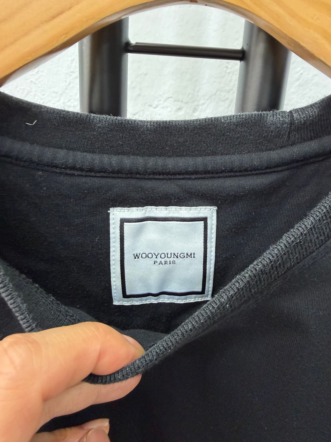 정품) 우영미 백로고 반팔 티셔츠 46 상품이미지6