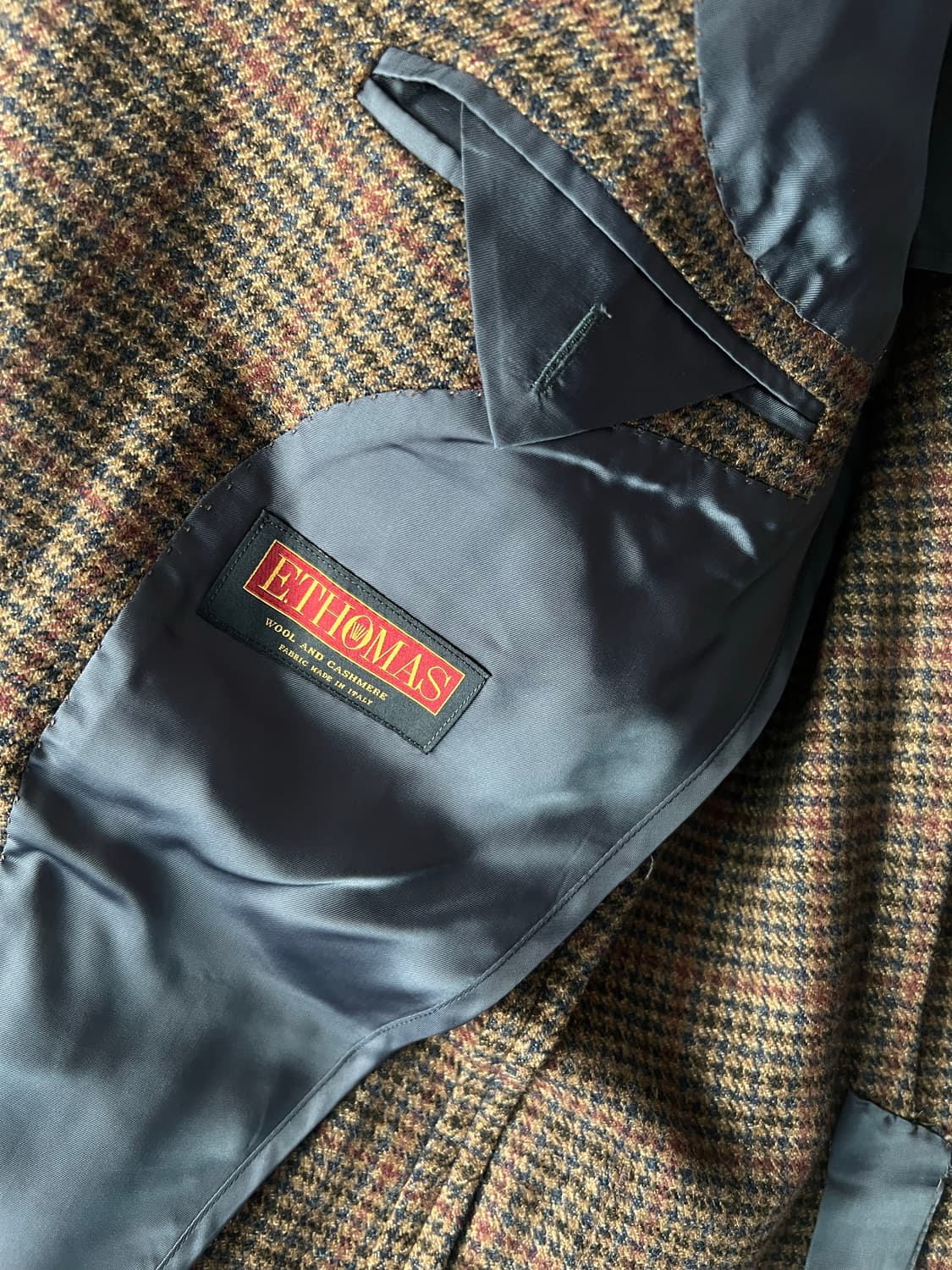 수트서플라이 캐시미어 하운드 투스 자켓 상품이미지5