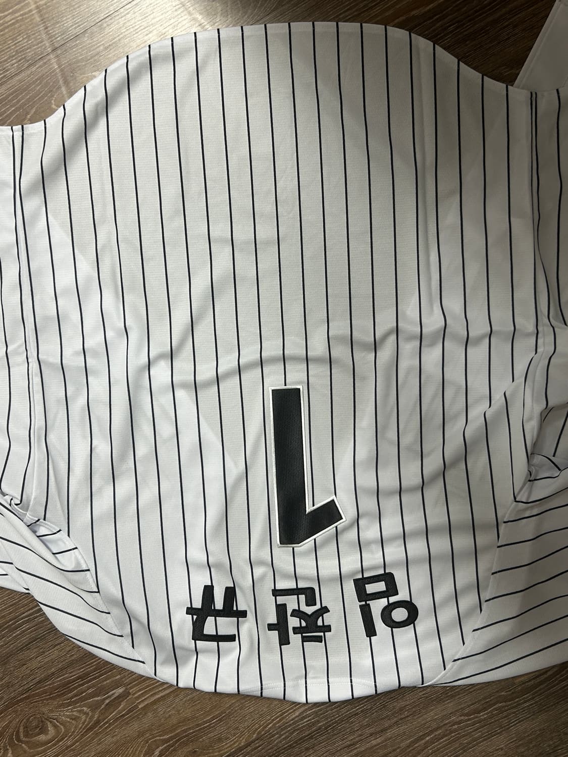 LG 트윈스 스트라이프 야구 홈 유니폼 상품이미지2