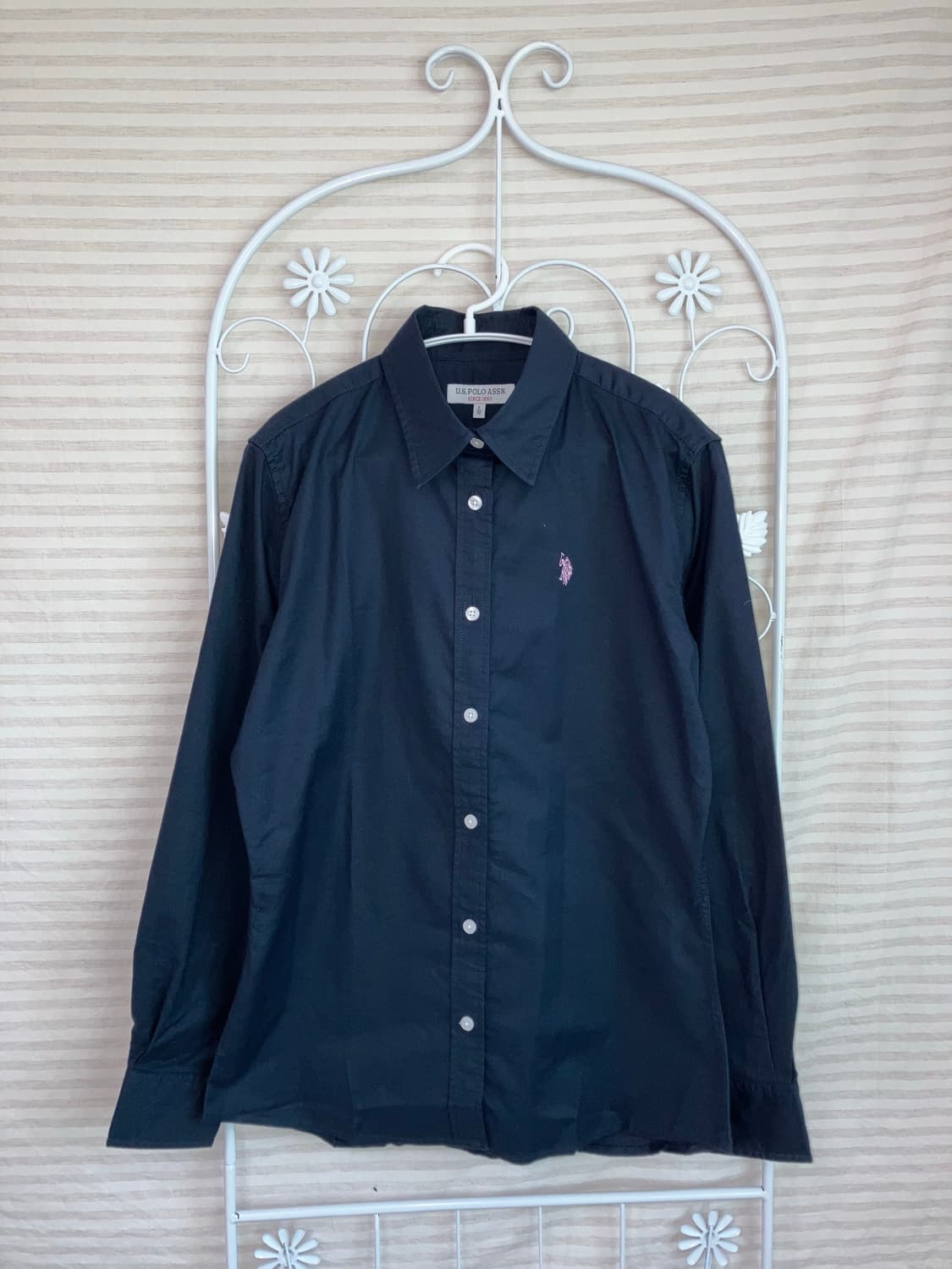 빈티지 블랙 폴로 셔츠 y2k 스트릿 갸루 펑키 일본빈티지514 상품이미지1