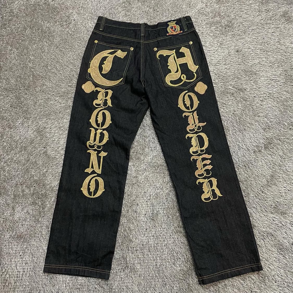 J.vtg Crown Holder 힙합 데님팬츠 상품이미지1