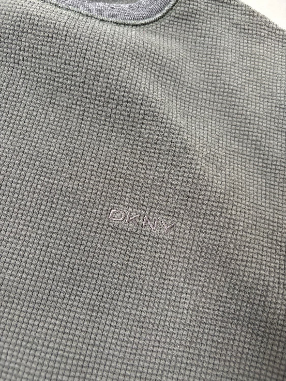 00s DKNY Thermal Tee (olive grey) 상품이미지6