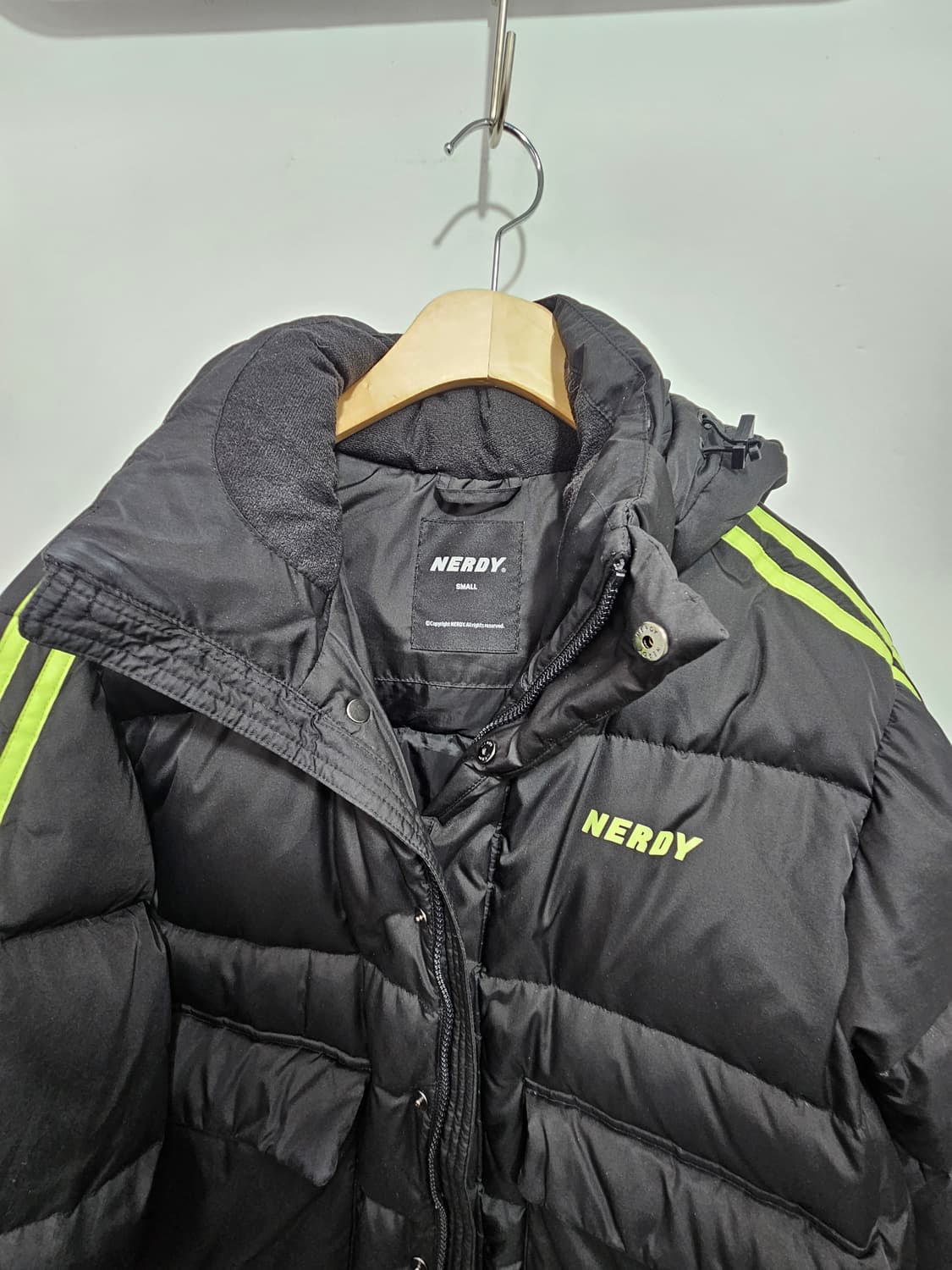 널디(NERDY) 2022FW 엔와이 공용 덕다운패딩  상품이미지3