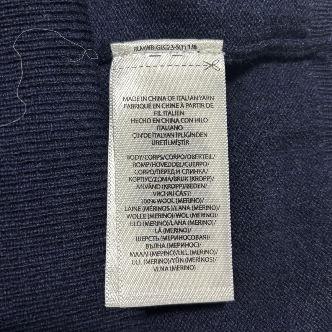 L 폴로랄프로렌 블루 포니 울 네이비 니트 상품이미지5