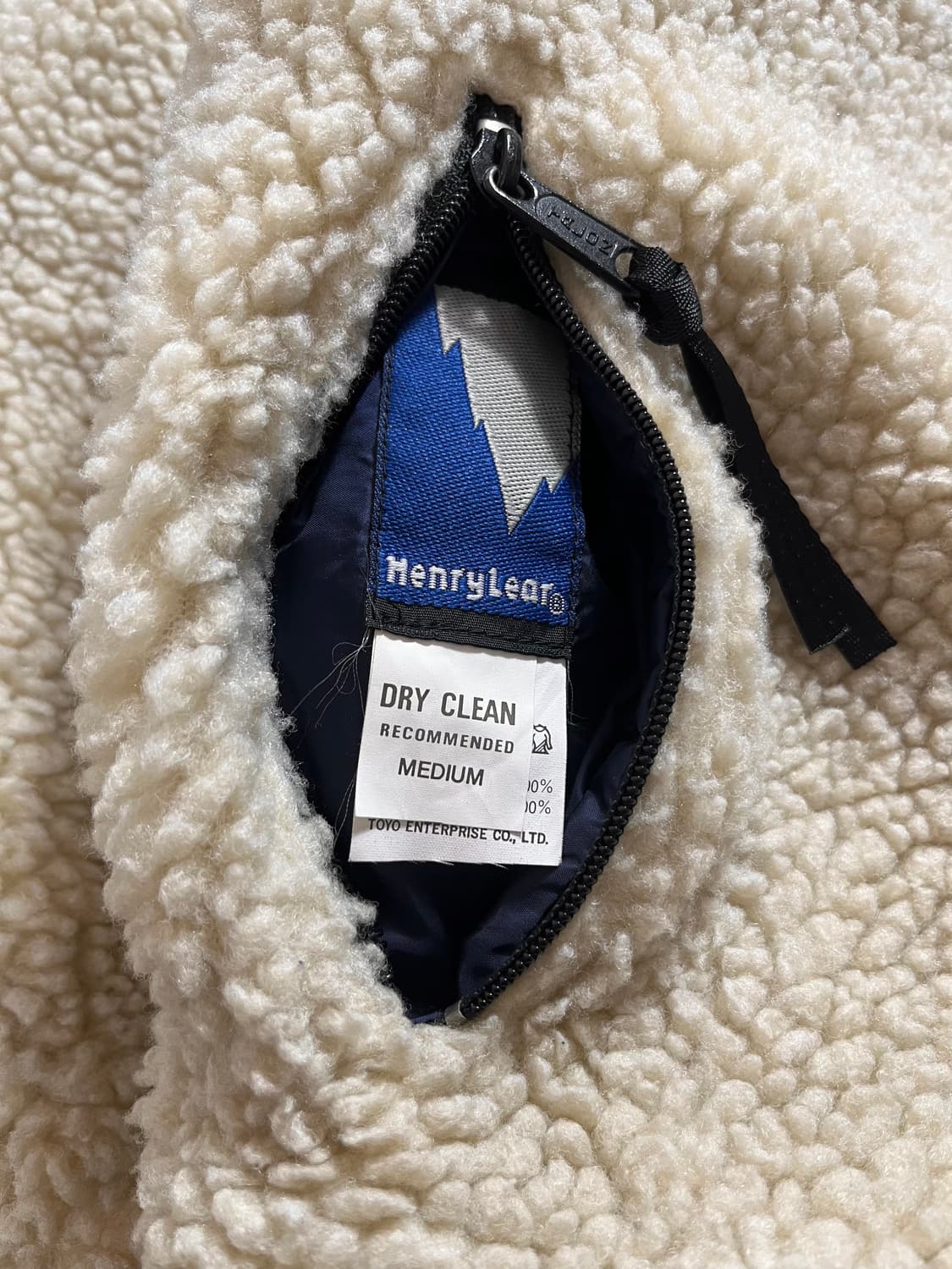 빈티지 Henry Lear by 토요엔터프라이즈 리버시블 플리스 자켓 상품이미지10