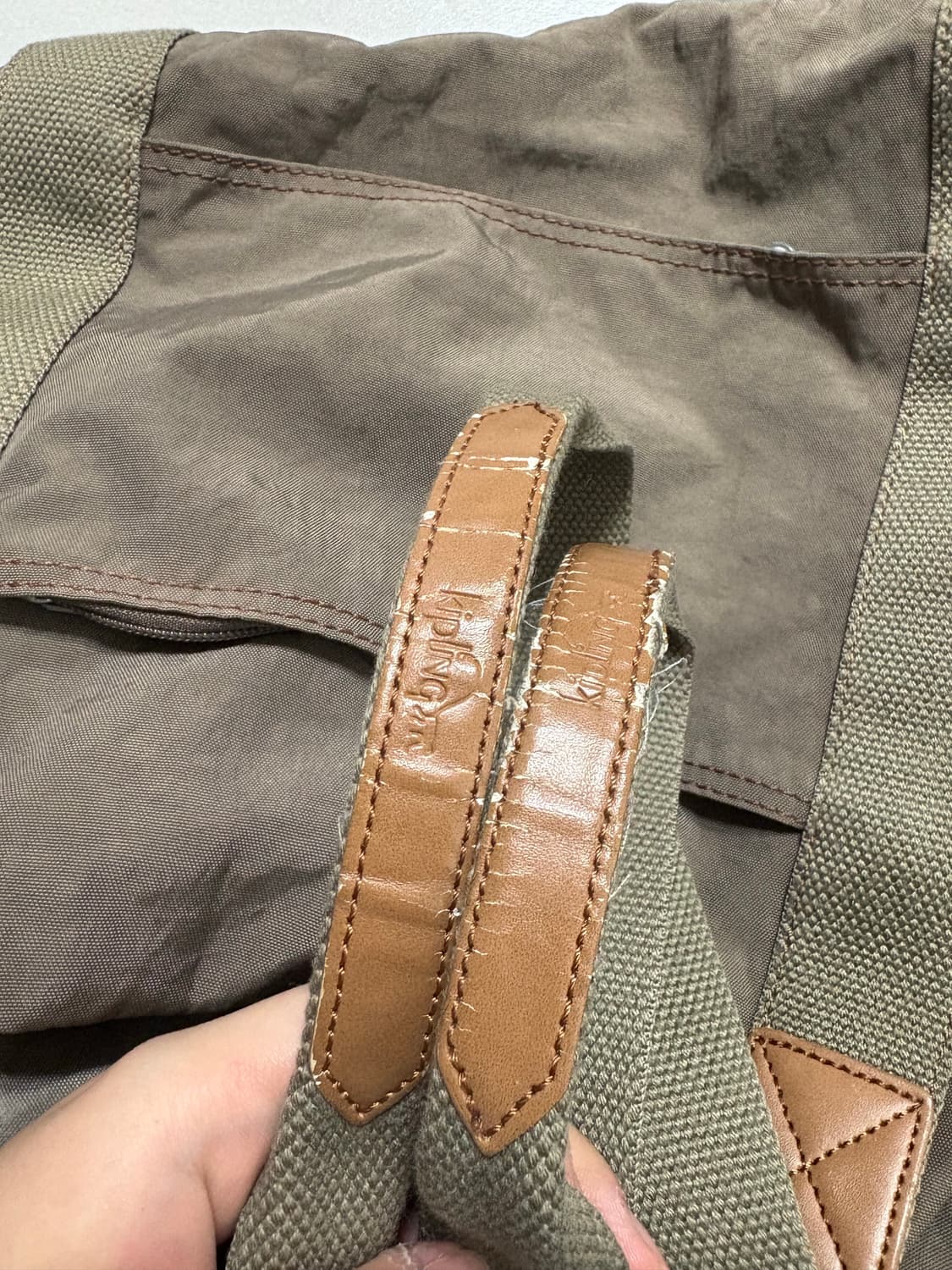 키플링 브라운 토트백 상품이미지4