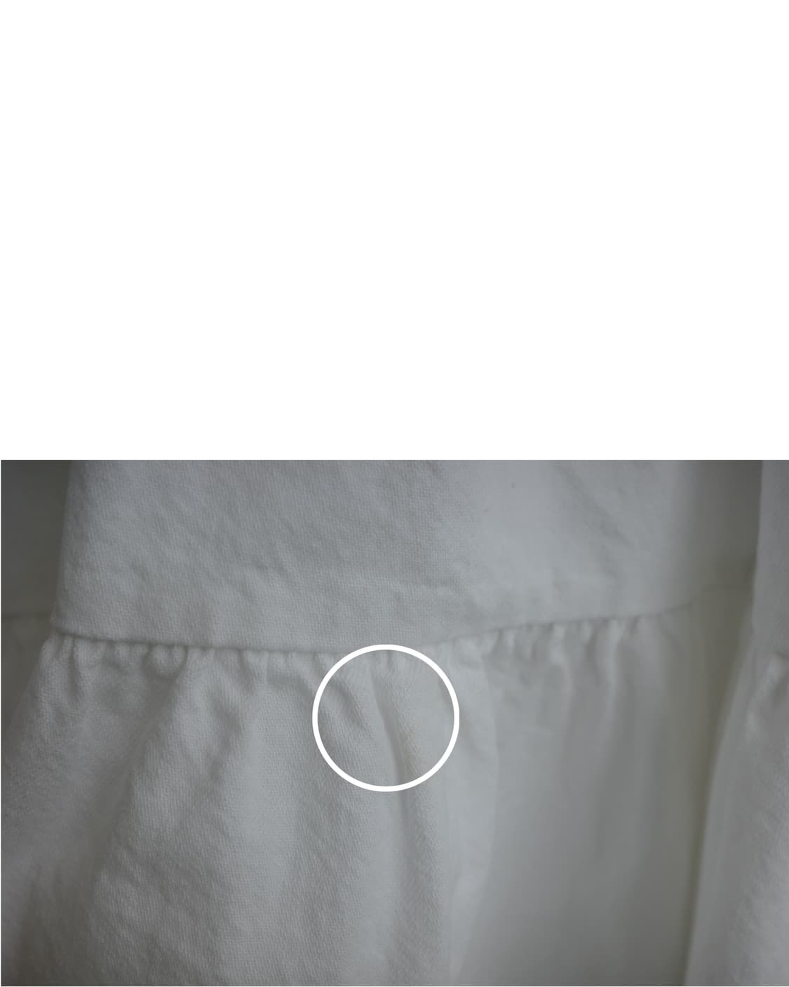 White frill shirt 상품이미지4