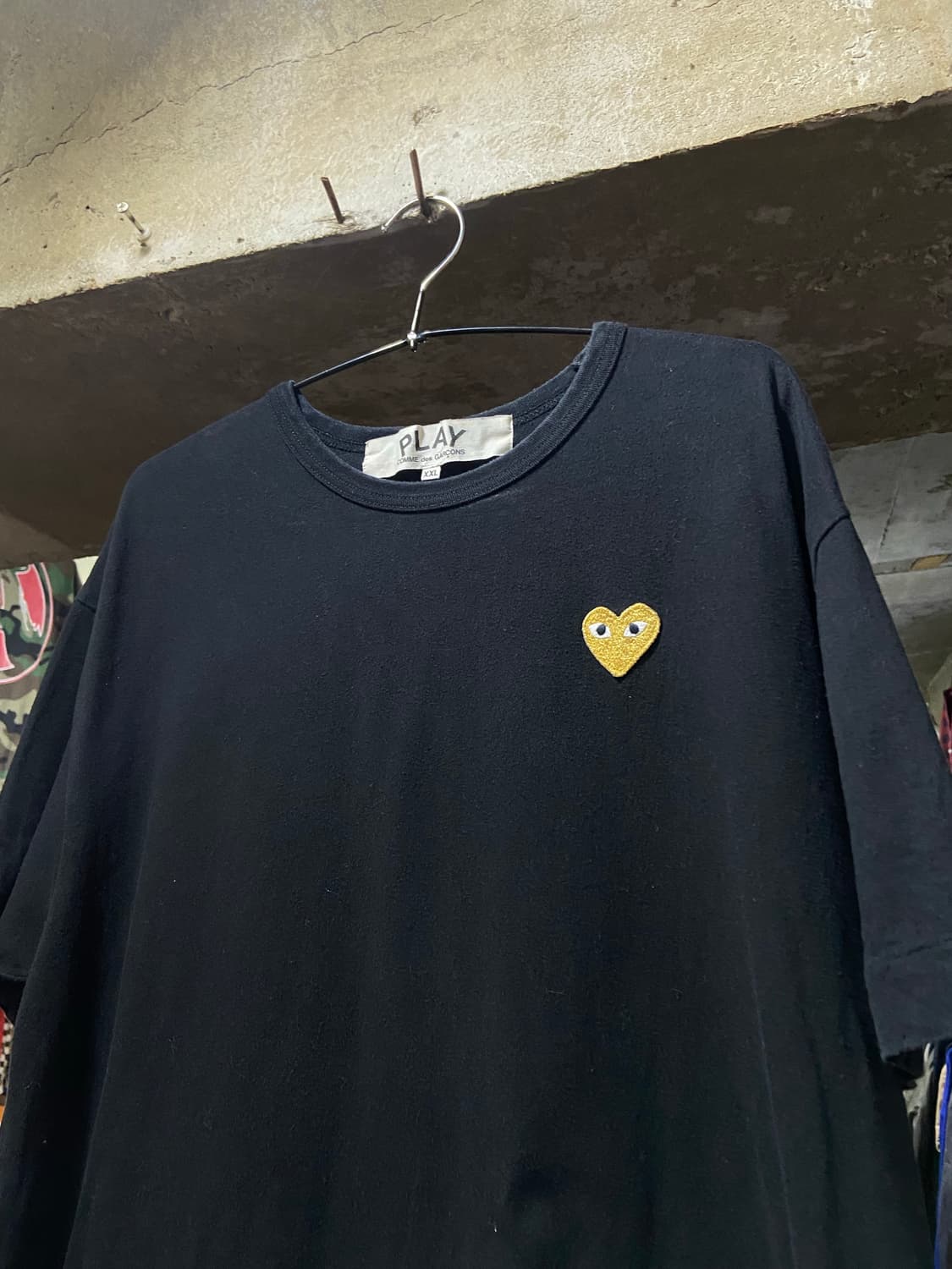 Comme des Garcons 꼼데가르송 골드 와펜 티셔츠 상품이미지2