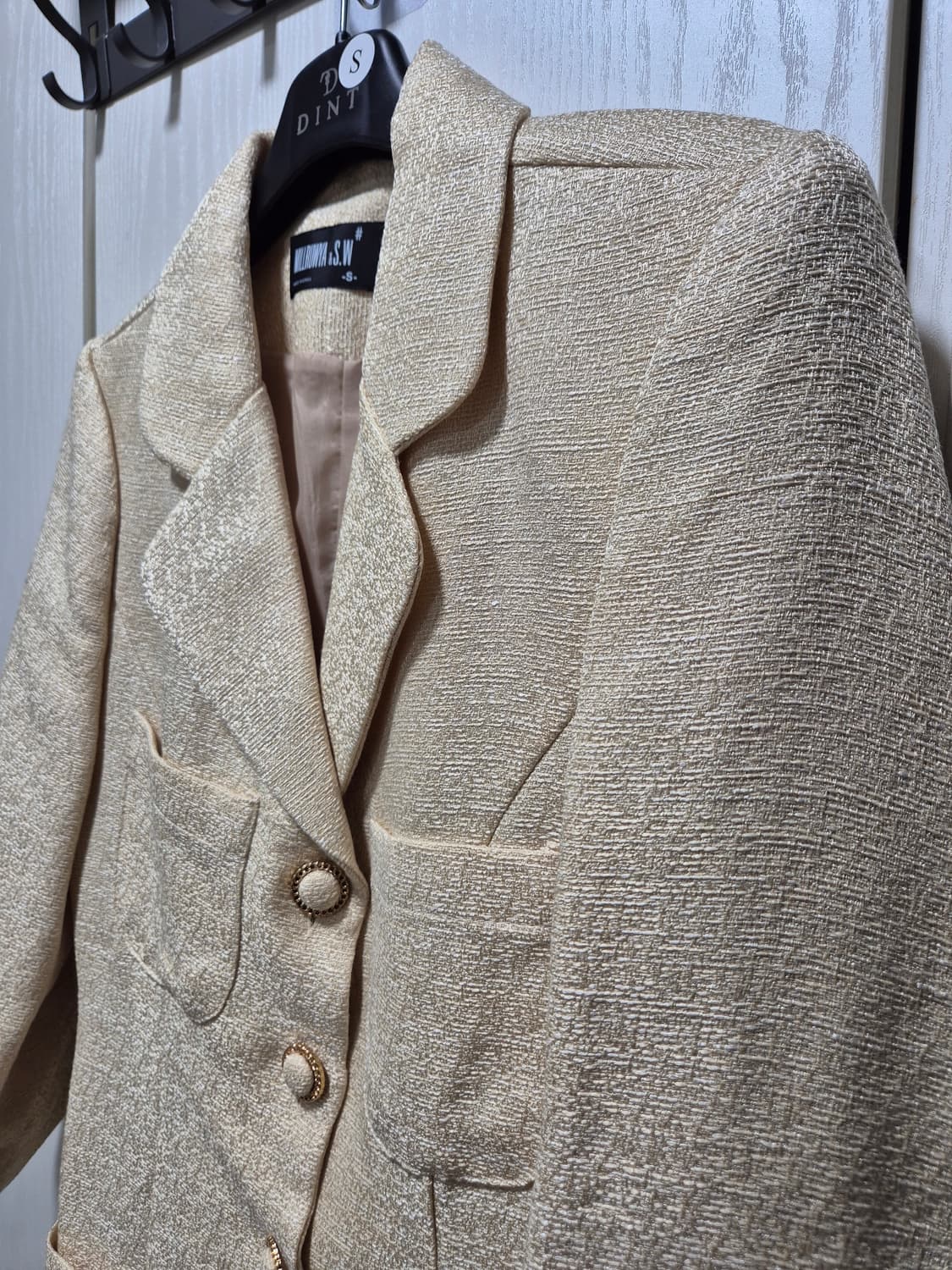 (세일)(새상품)딘트 롱 트위드 원피스 상품이미지6