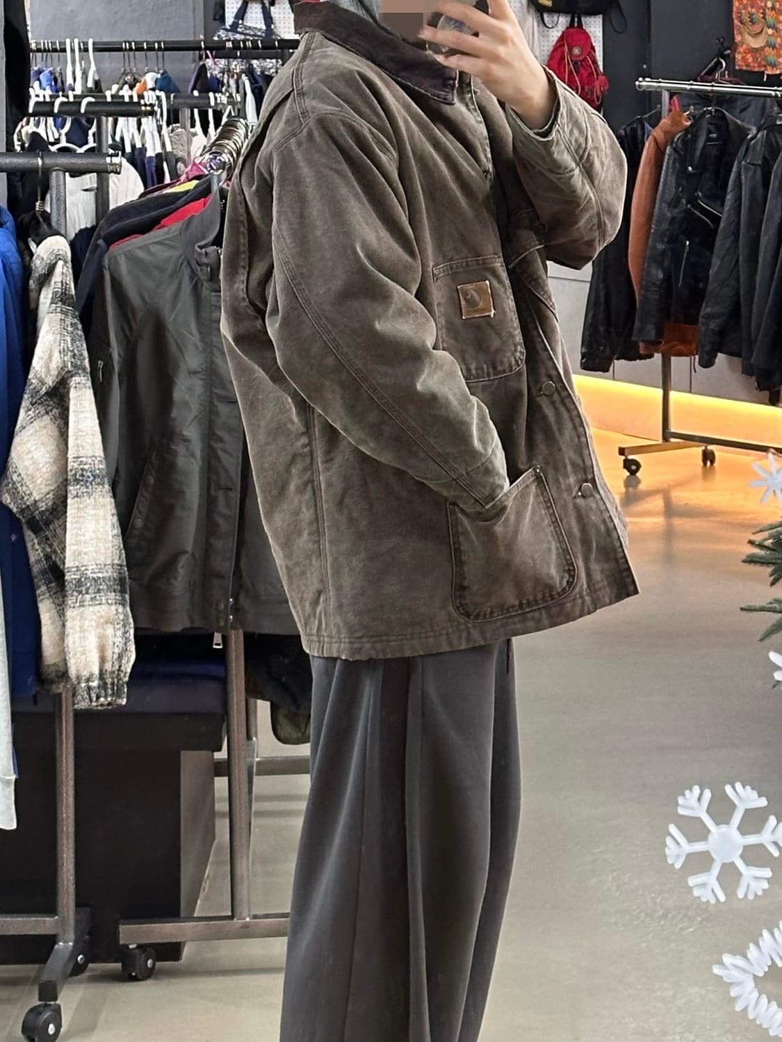 칼하트 구버전 4포켓 엑티브 카라 자켓 상품이미지2