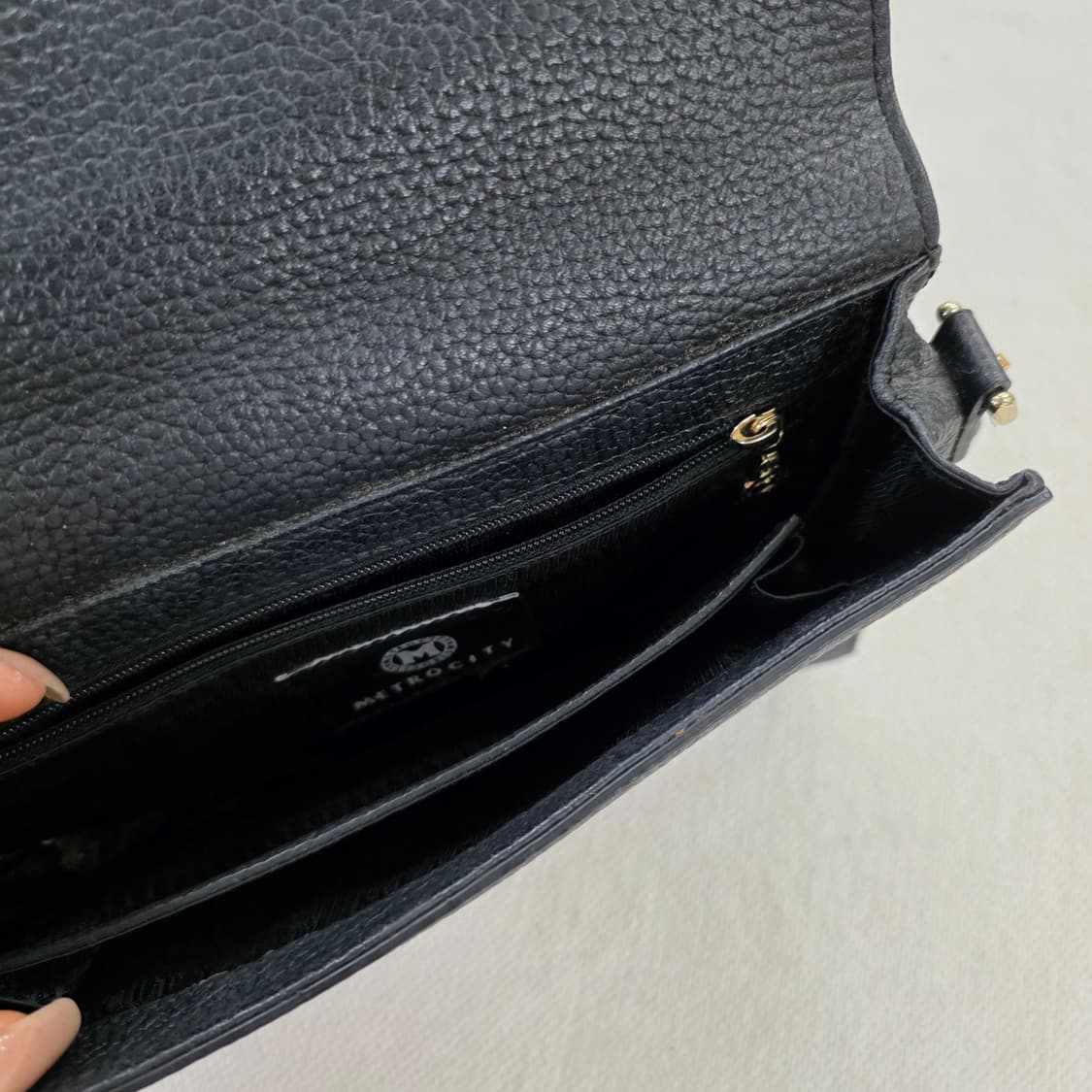 메트로시티 가죽 숄더백 크로스백 0225J 상품이미지3