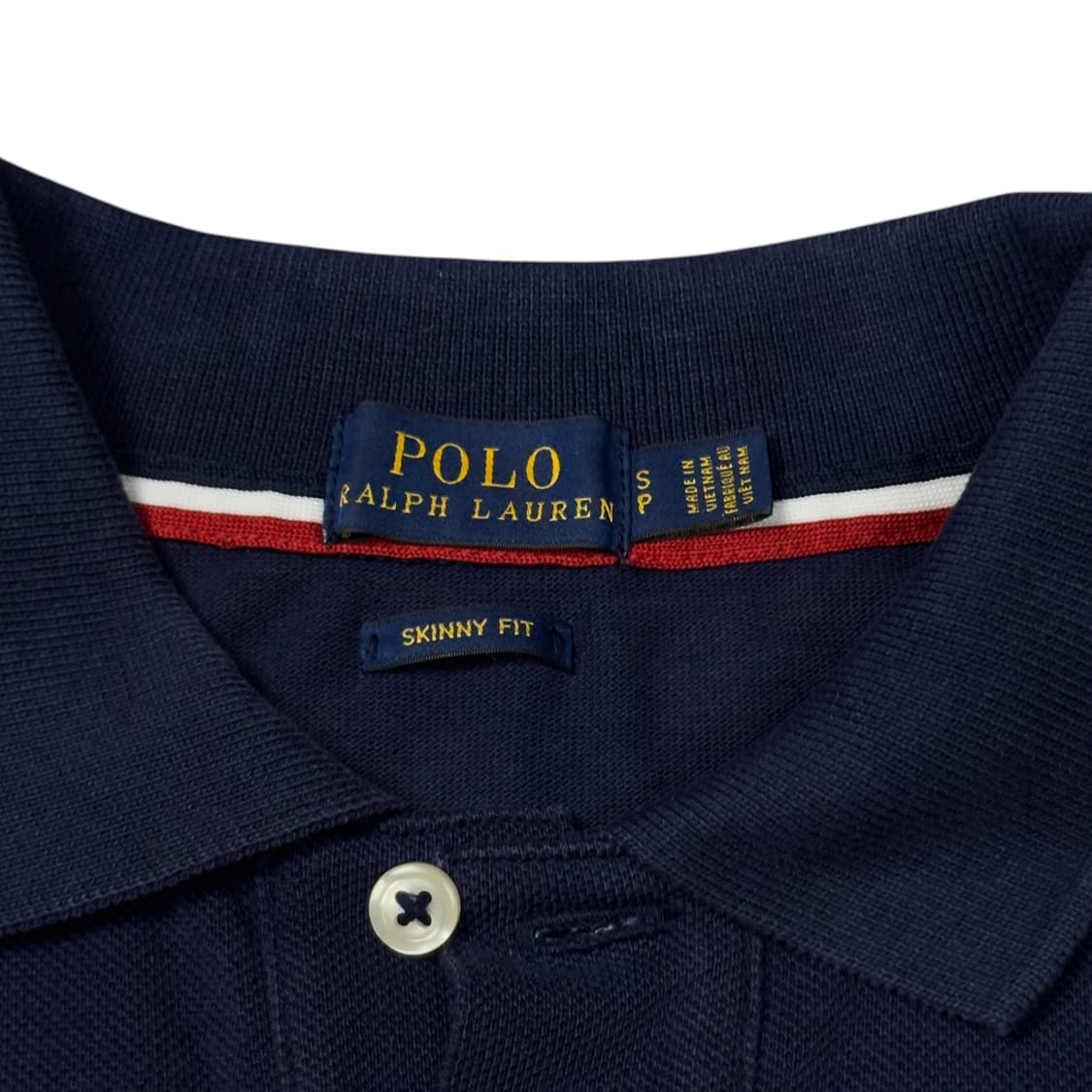 (S) 폴로 랄프로렌 스키니핏 USA 빅포니 피케티 네이비 상품이미지3