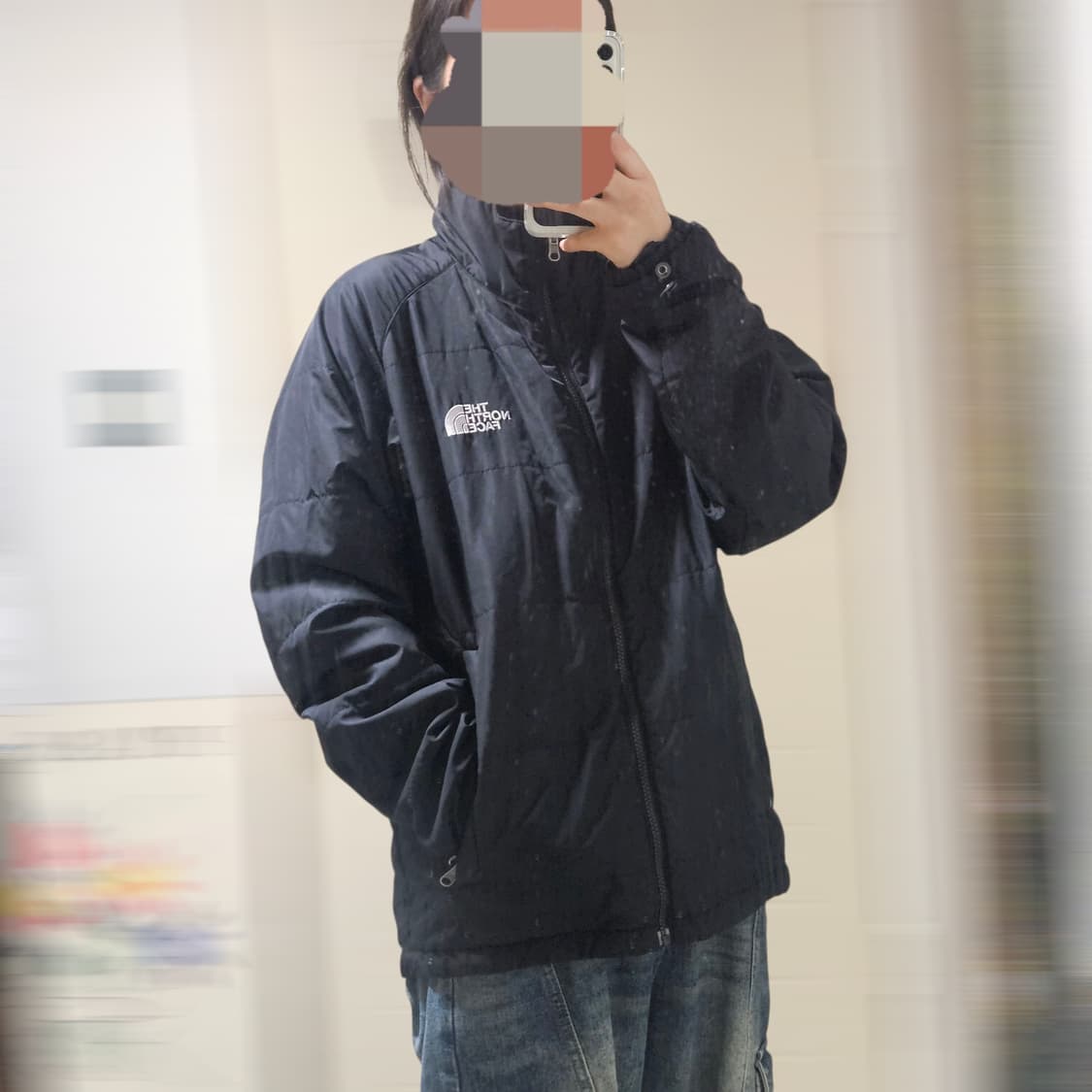 노스페이스 경량패딩 M 상품이미지1