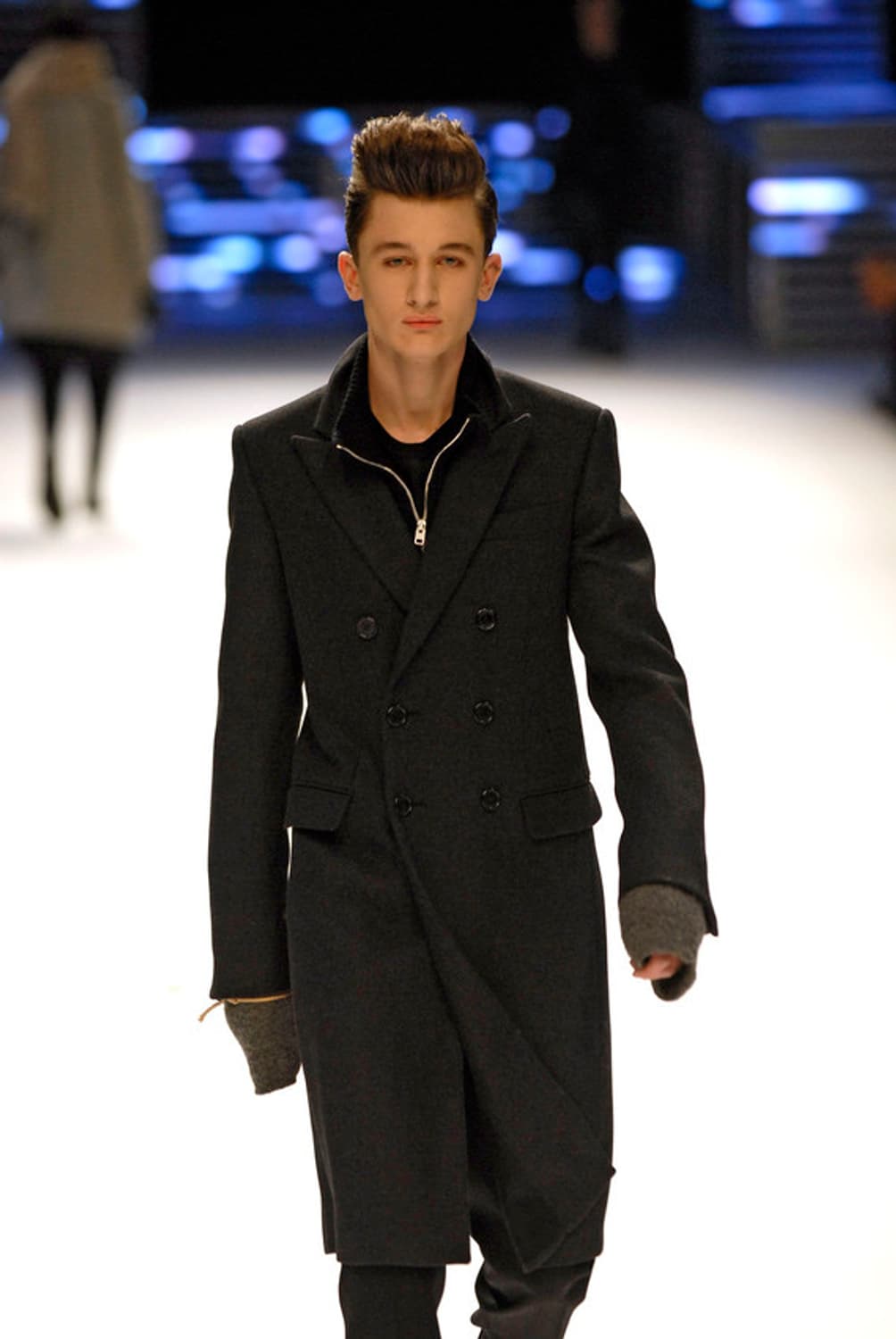 디올옴므 AW07 모터 하프 집업 상품이미지2