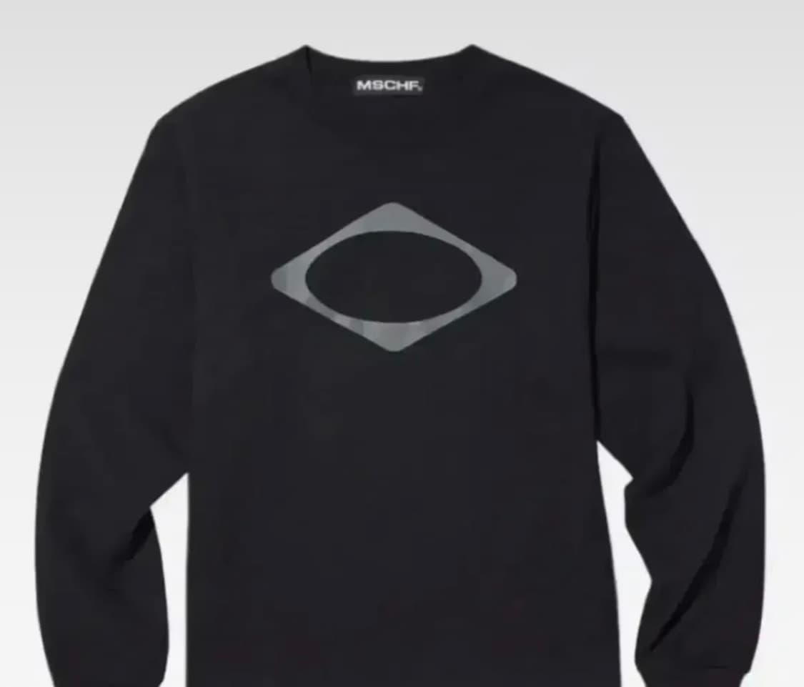 미스치프 롬버스 롱슬리브 블랙 상품이미지1