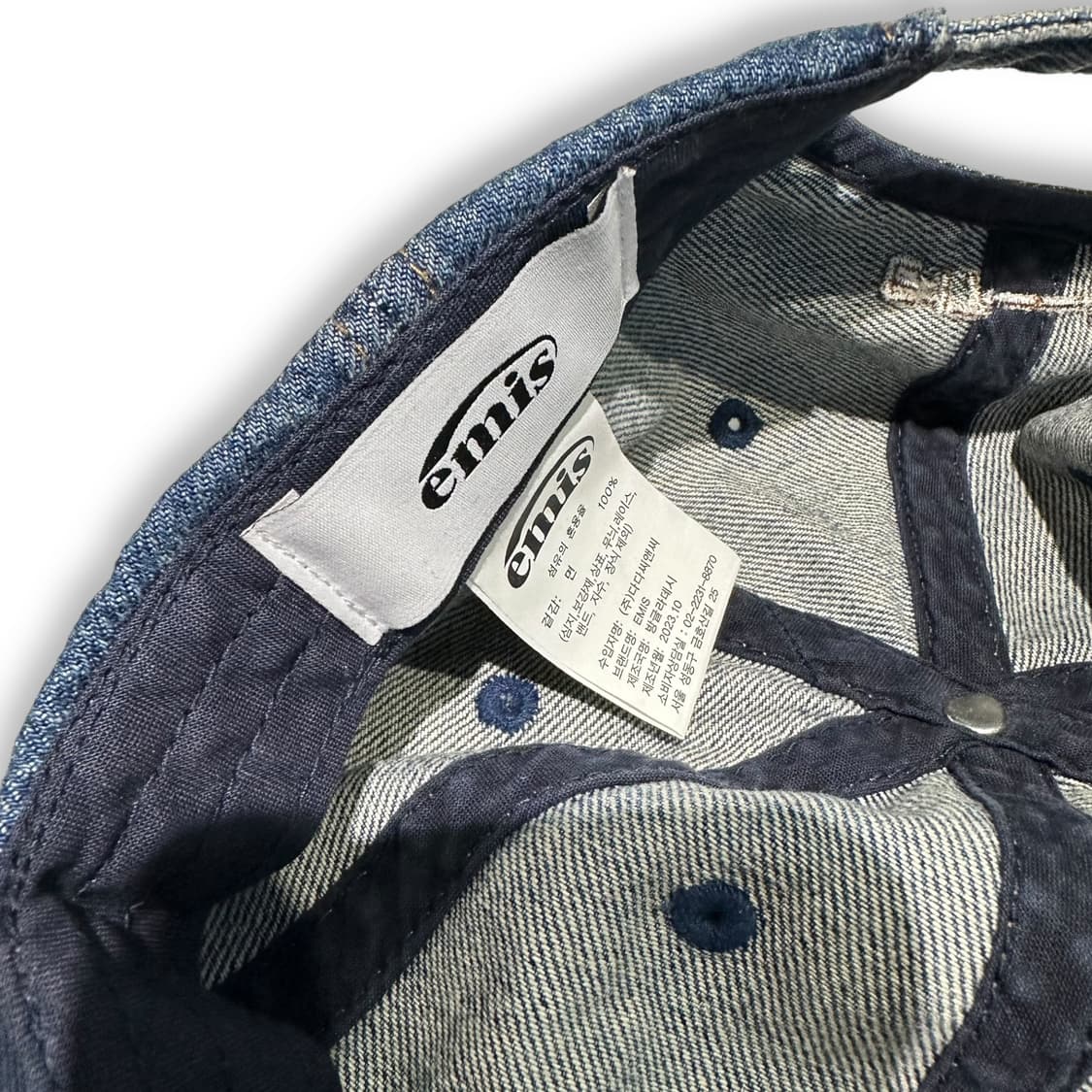 이미스 데님 볼캡 상품이미지4