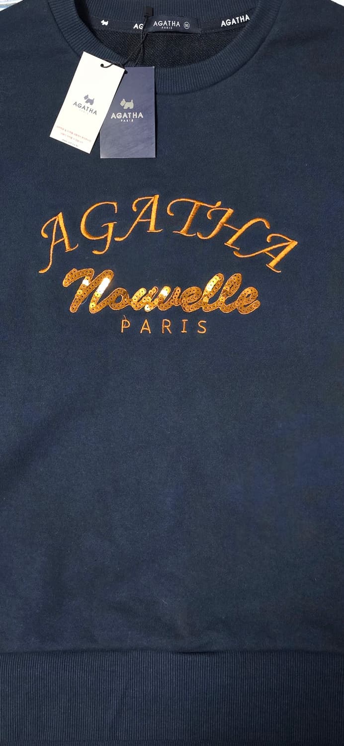 아가타 네이비 맨투맨 66 신제품 상품이미지5