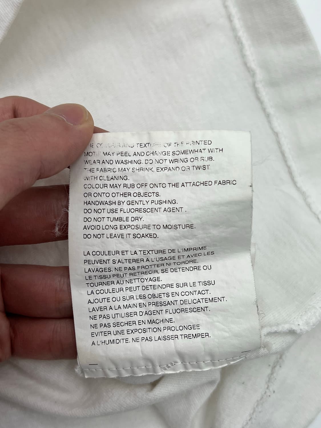 꼼데가르송 사이드 로고 레터링 프린팅 롱 슬리브 상품이미지6