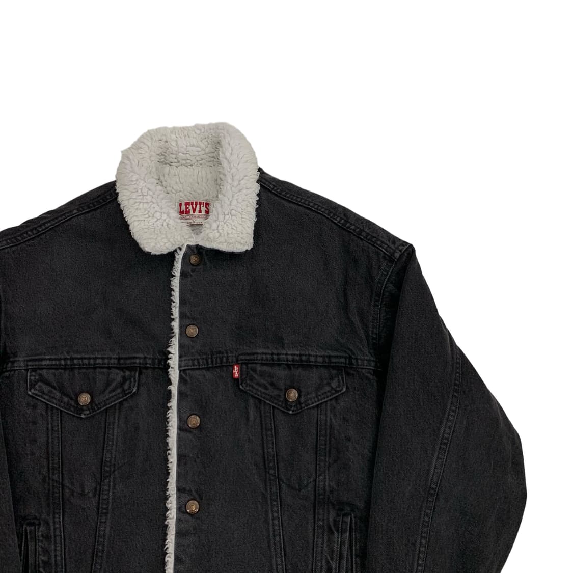 리바이스 USA 흑청 쉐르파 자켓 상품이미지2