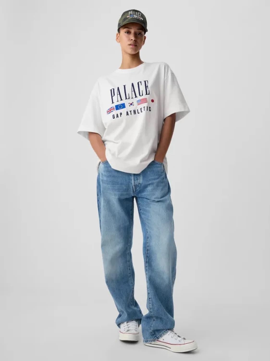 팔라스 갭 헤비 져지 티셔츠 화이트 상품이미지3