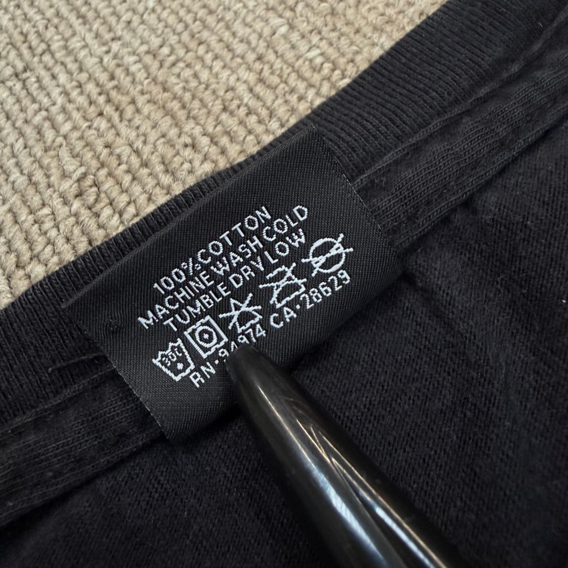 stussy 스투시 베이직 로고 반팔 티셔츠 xl  상품이미지3
