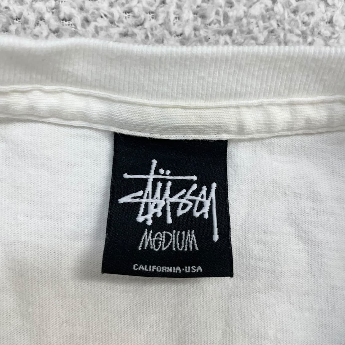 스투시 Stussy 워리어 맨 반팔 티셔츠 화이트 상품이미지3