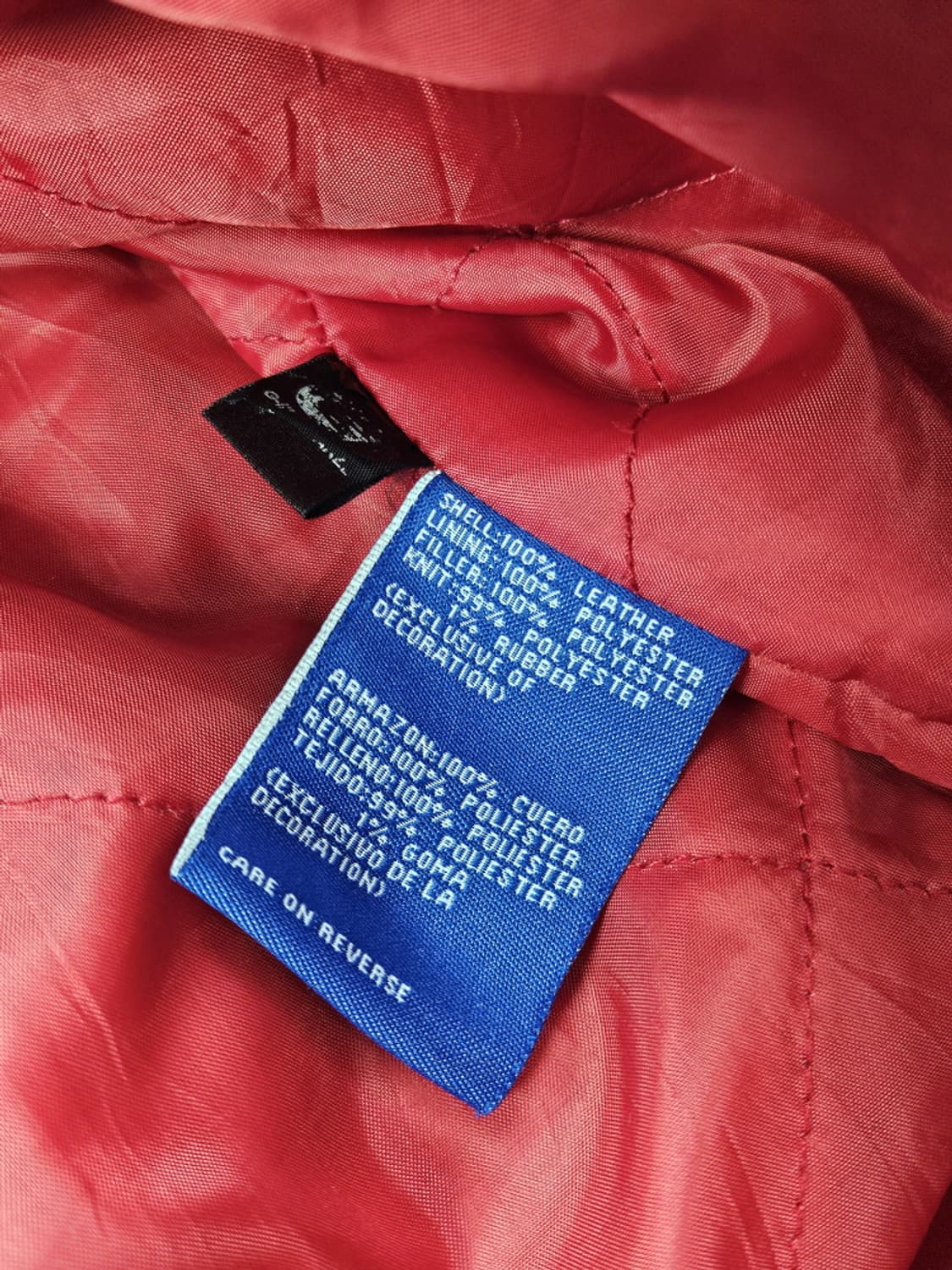 MLB 애리조나 다이아몬드백스 배색 가죽 바시티 자켓 (L)/ 10182 상품이미지9