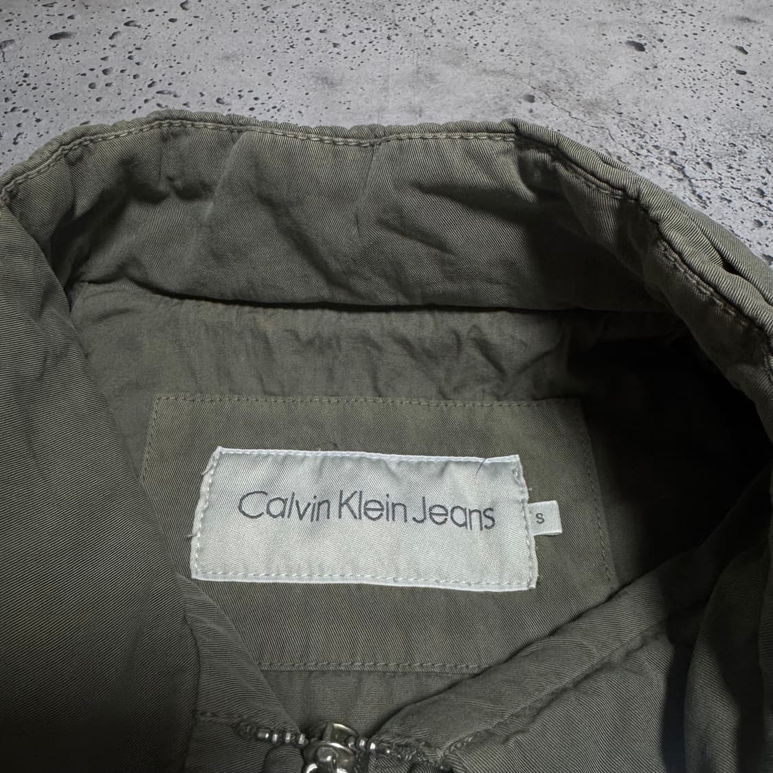  (바배) 켈빈 클라인 진스 카키 자켓 상품이미지3