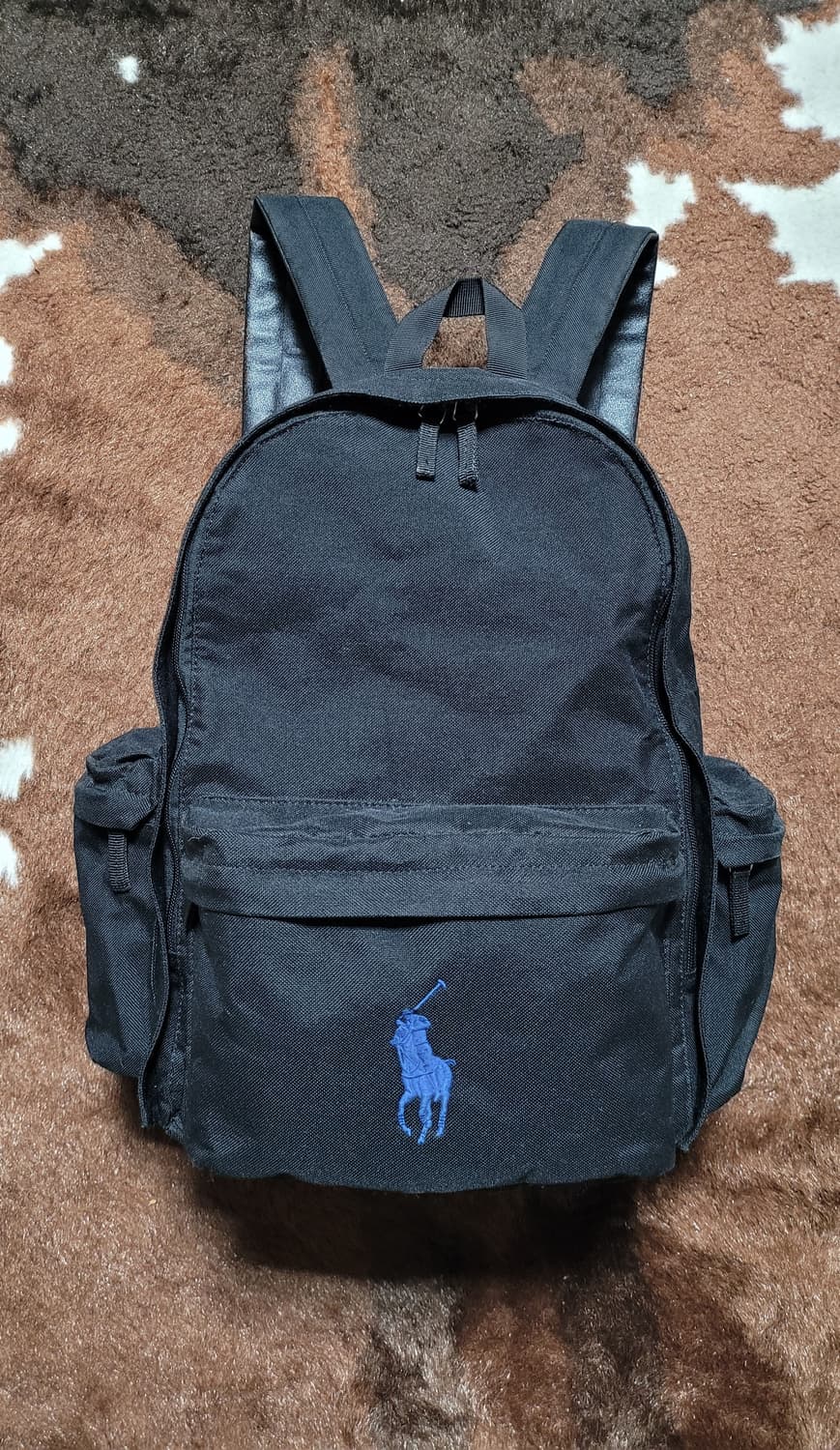폴로 빅포니 검정색 데일리 백팩 상품이미지1