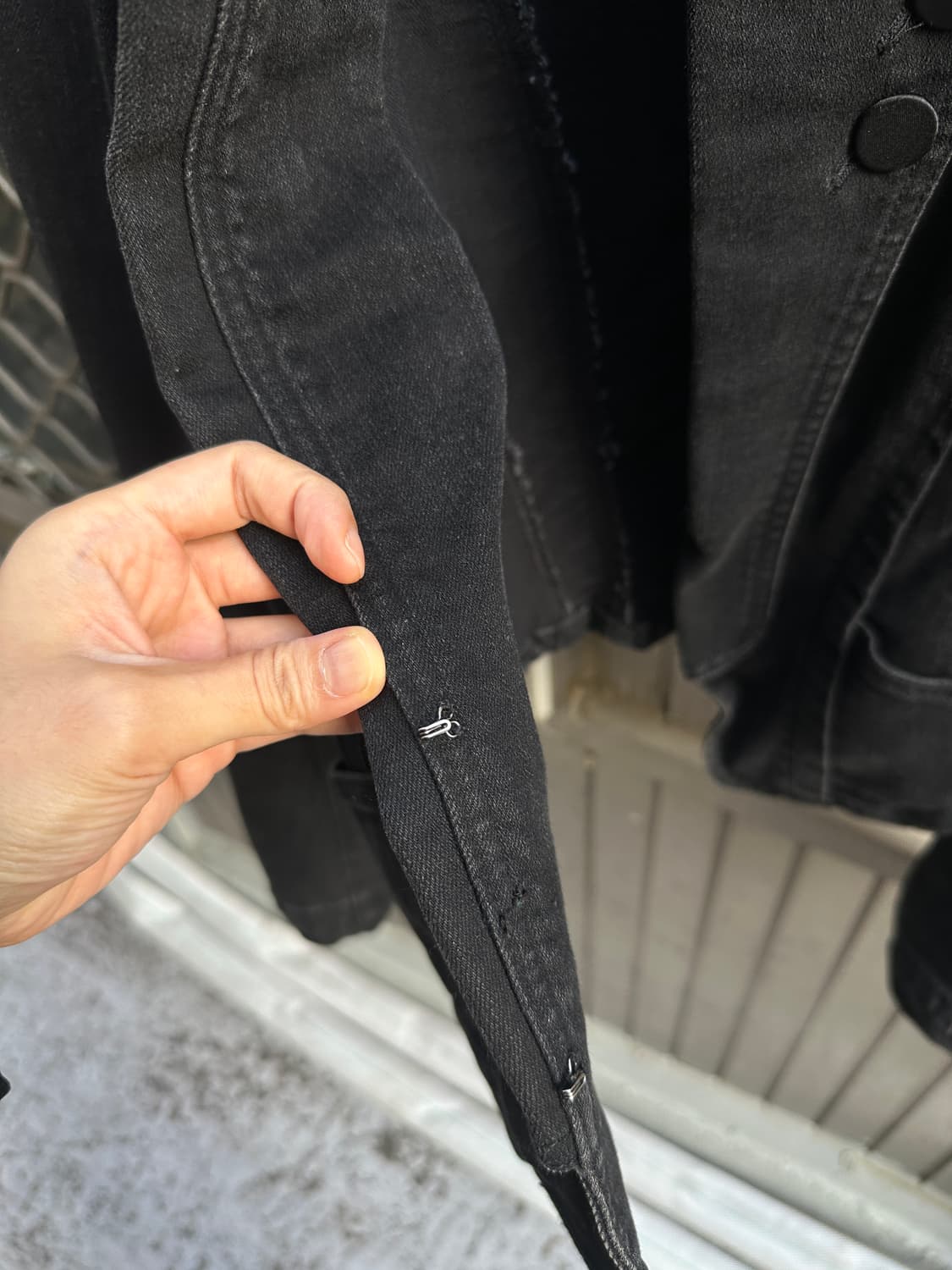 Vintage Dark denim button jacket  상품이미지5