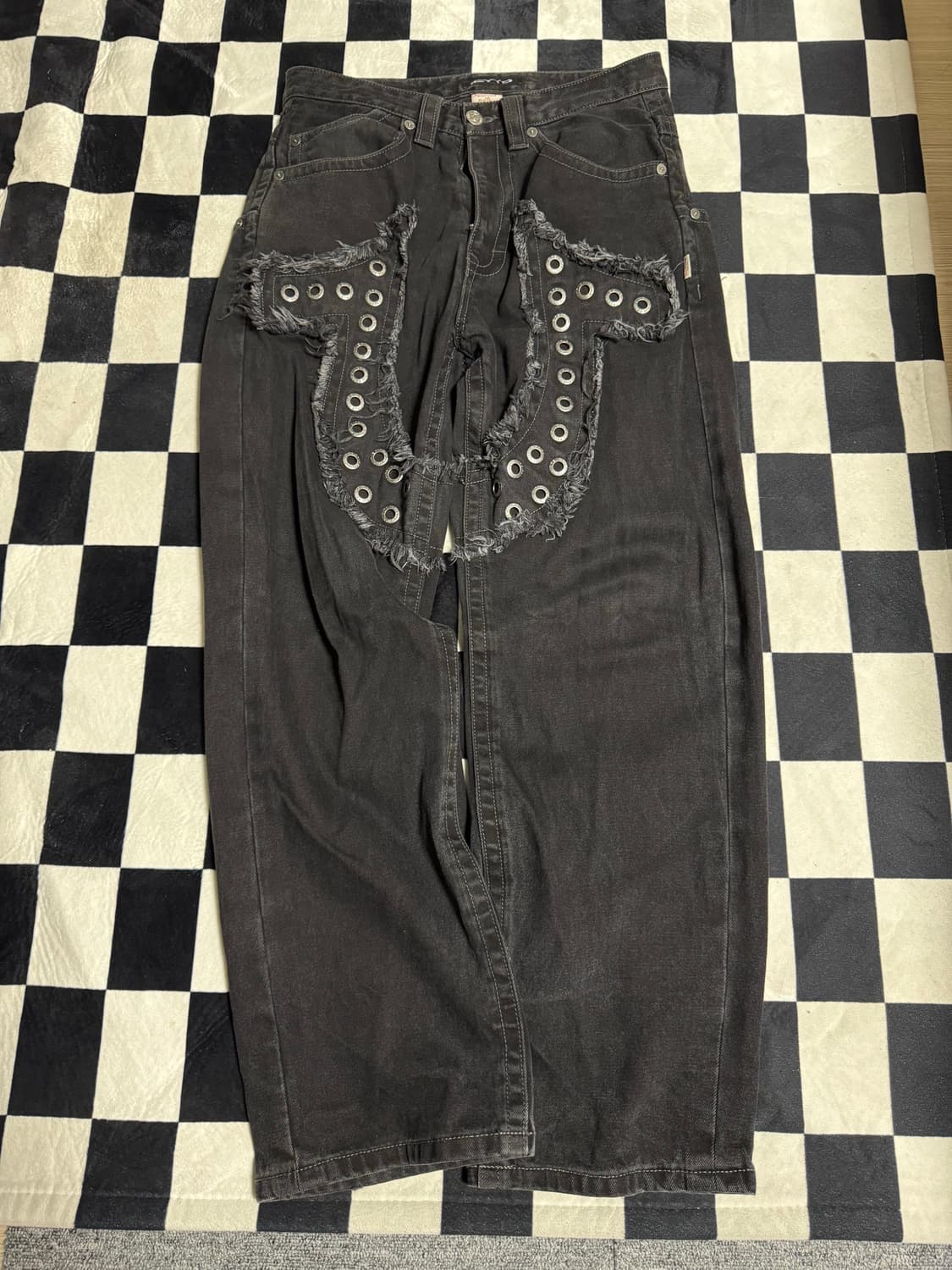 트루릴리젼x아이시토 데인저 홀스 슈 데님 팬츠 L 상품이미지1