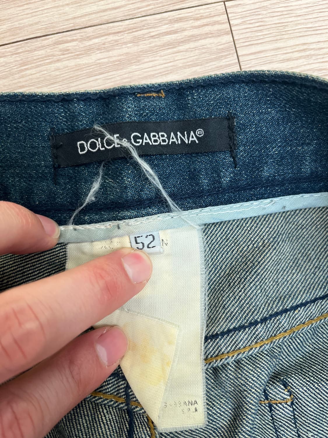 돌체앤가바나 데미지 워싱진 52사이즈(35~36인치) 정품 상품이미지10