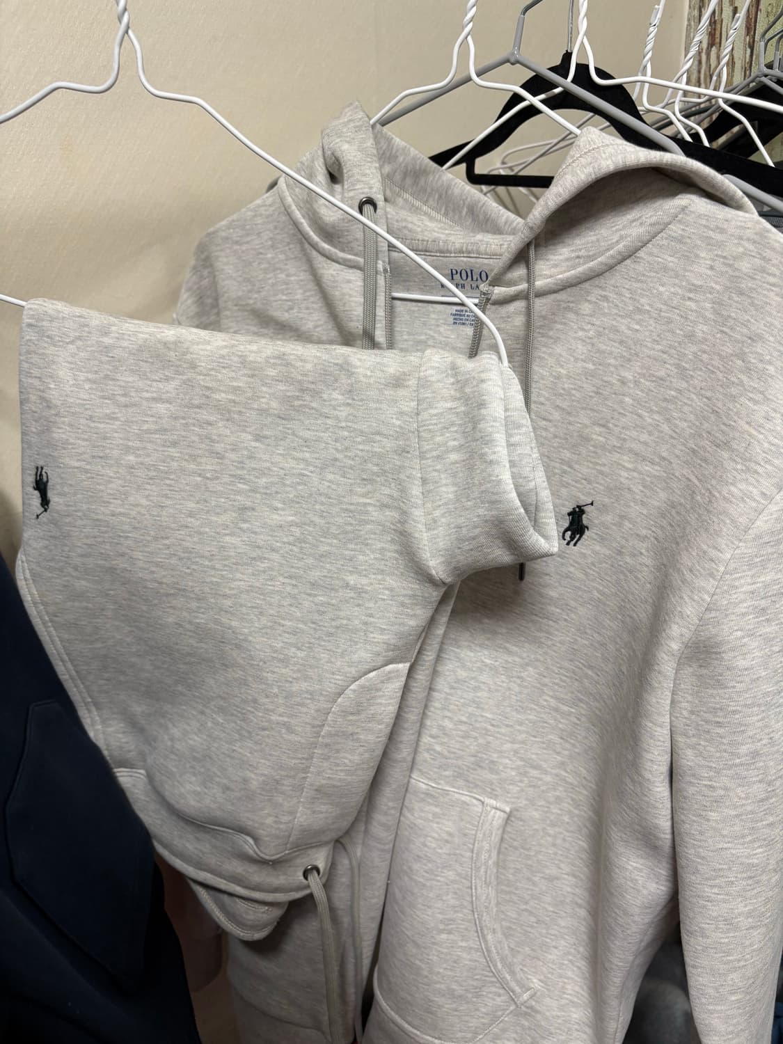 US S 폴로 랄프로렌 더블 니트 집업- 팬츠 셋업 상품이미지1