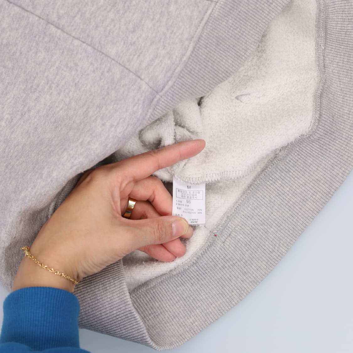 [M] 노스페이스 빅로고 기모 후드집업 1211H1 상품이미지7