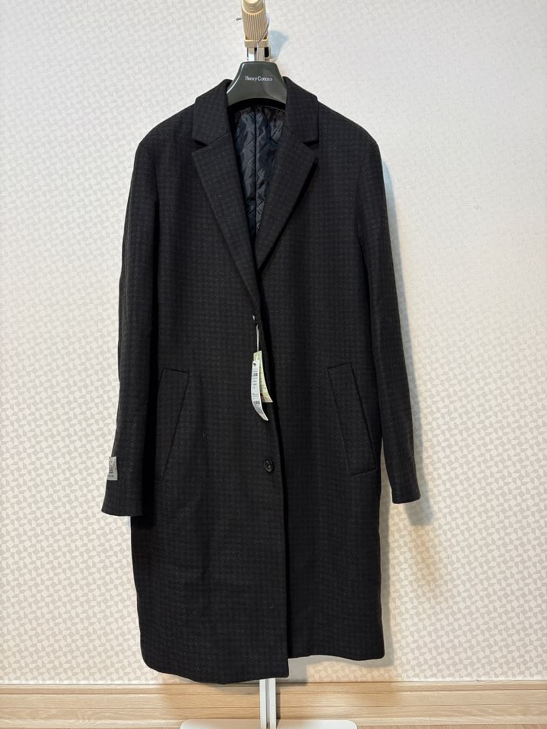 (새제품) 앤드지(ANDZ) 이태리 캐시미어 블렌드 듀퐁 패딩 싱글 코트 상품이미지1