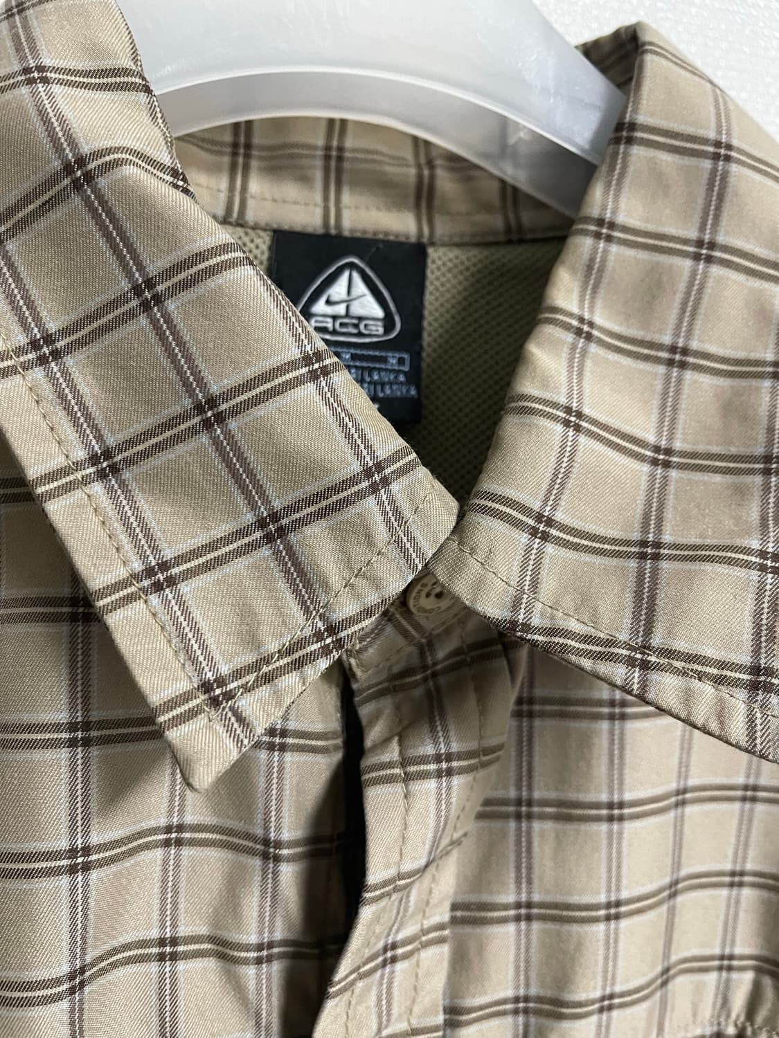 나이키 acg 체크 셔츠 상품이미지3