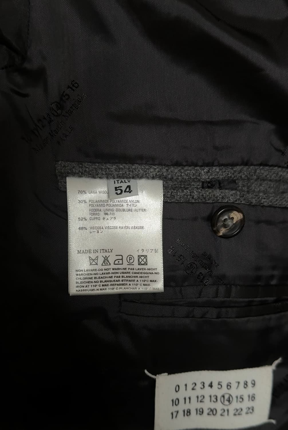 Maison Martin Margiela Grey Peacoat 상품이미지6