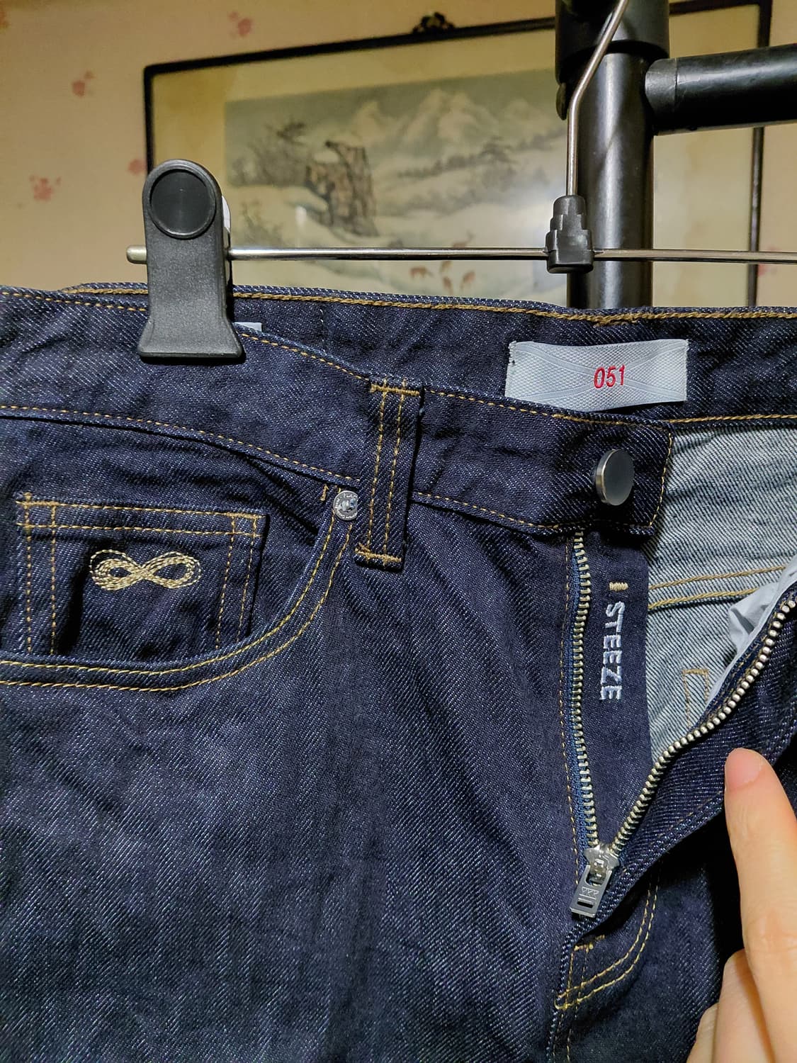 [플랙진]칸디아니 스티즈051 로우 데님 청바지 32사이즈  상품이미지4