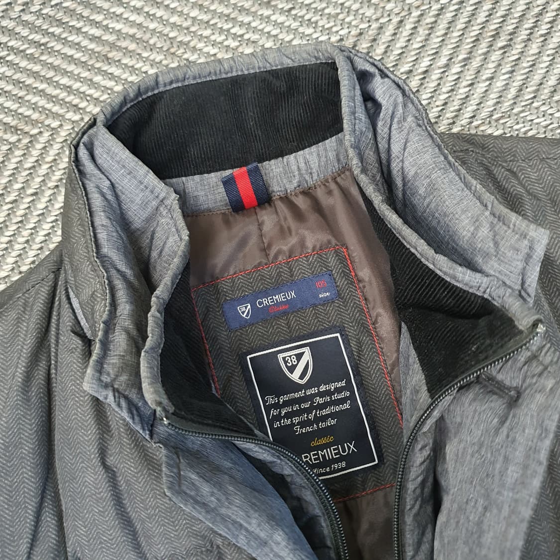 다니엘크레뮤 오리털 퀼팅 패딩코트 남자105 상품이미지2