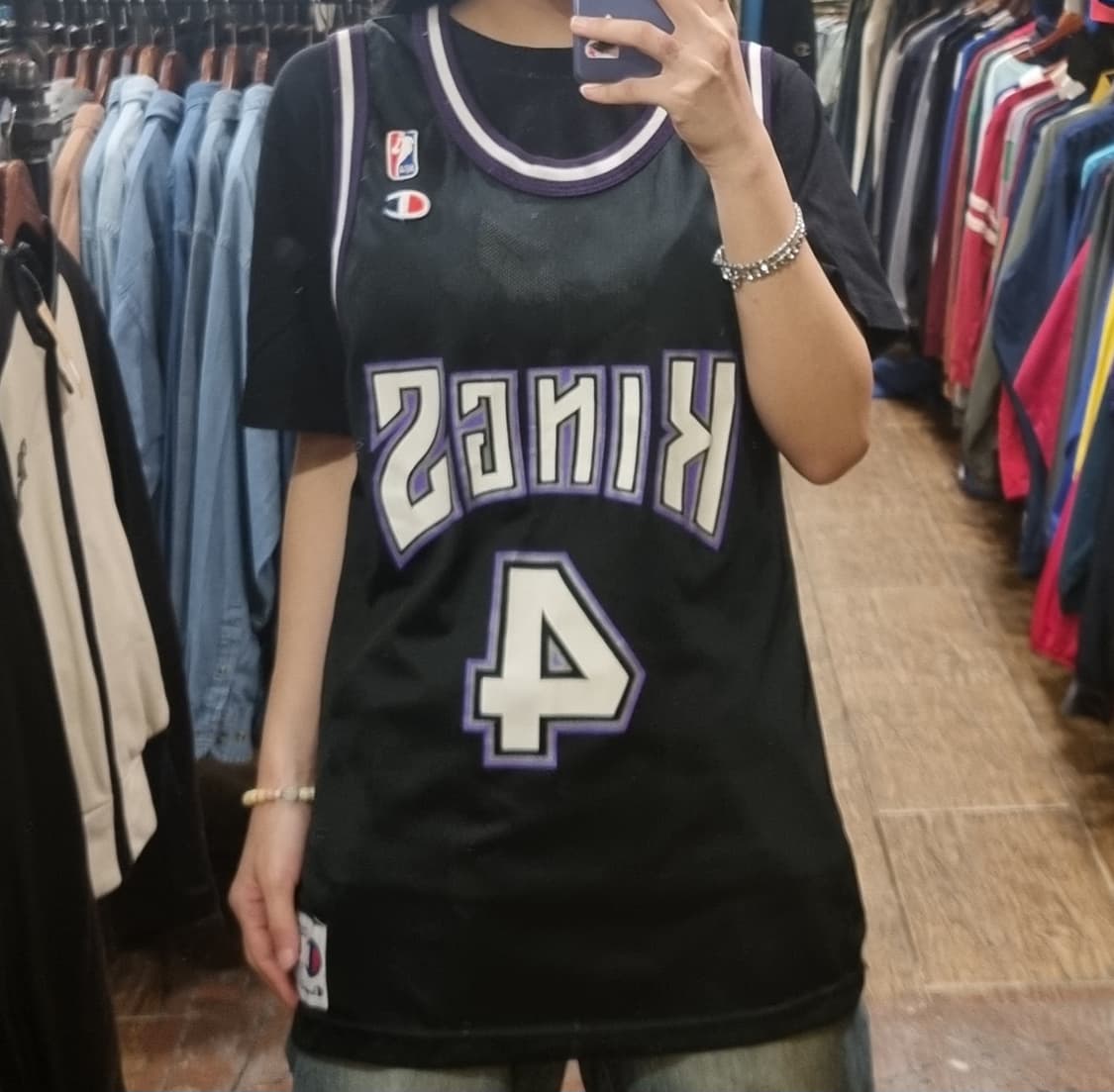 [Hi] NBA 챔피온 농구나시 블랙 상품이미지2